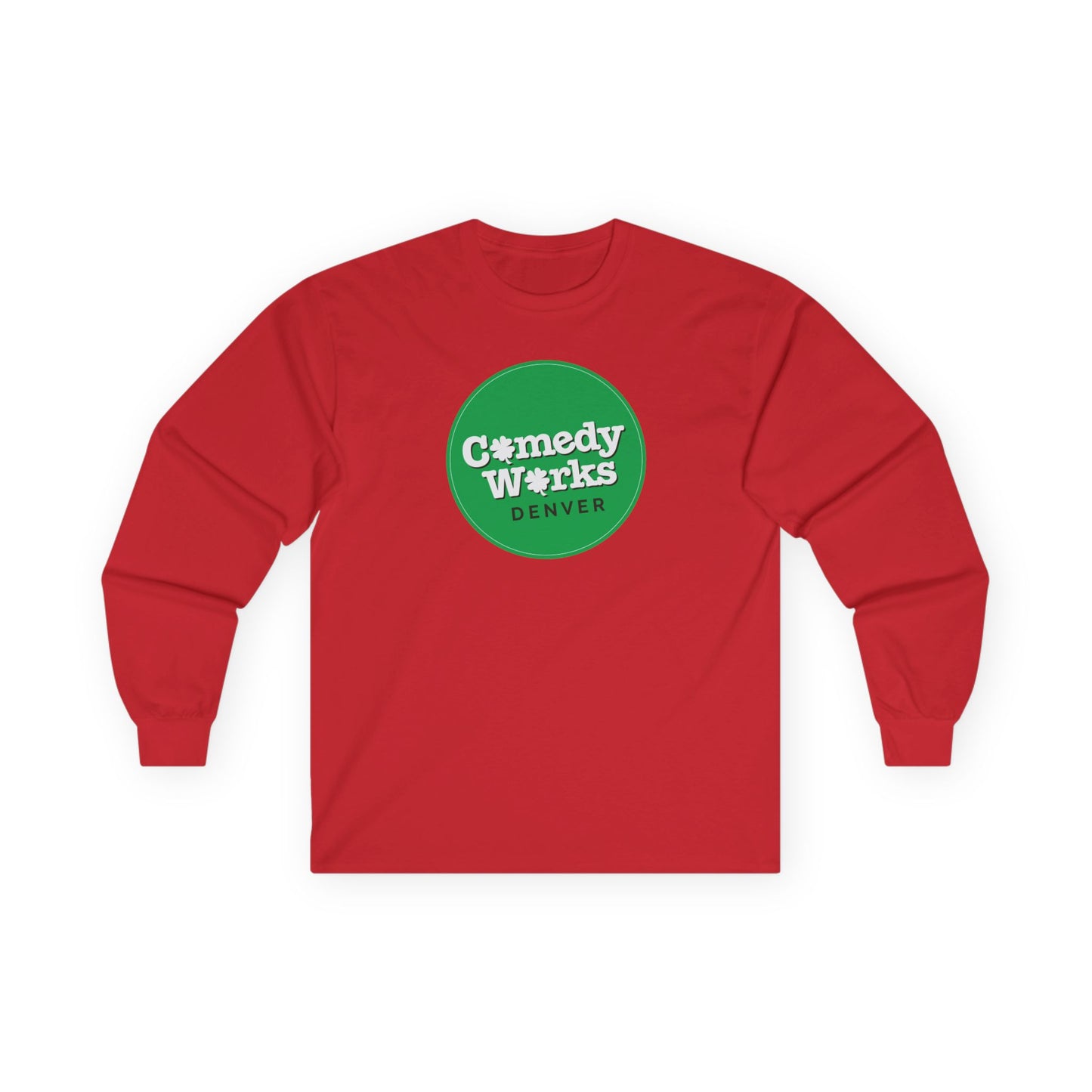 Comedy Works St. Patrick's Day Green Logo Unisex Long Sleeve
