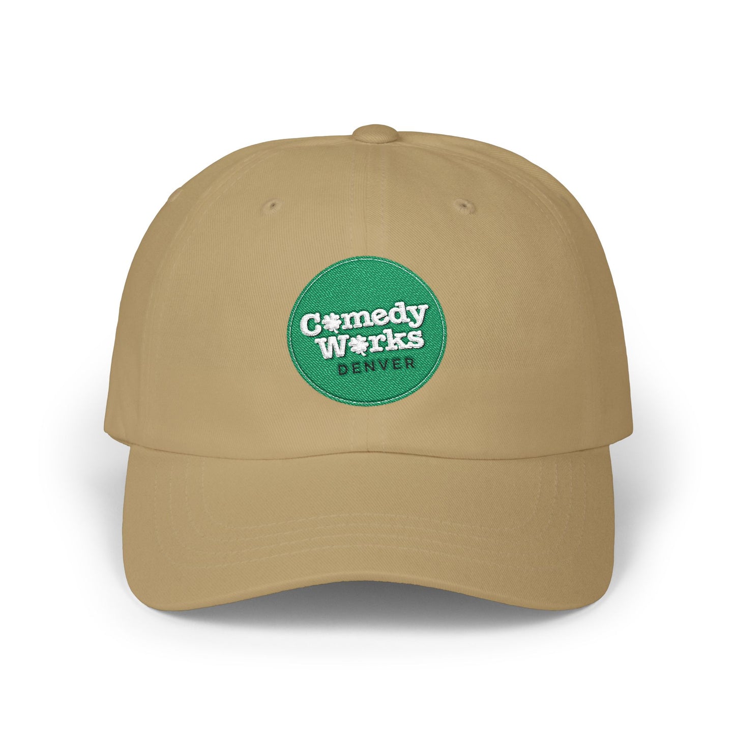 Comedy Works Embroidered St. Patrick's Day Green Ball Logo Ball Cap
