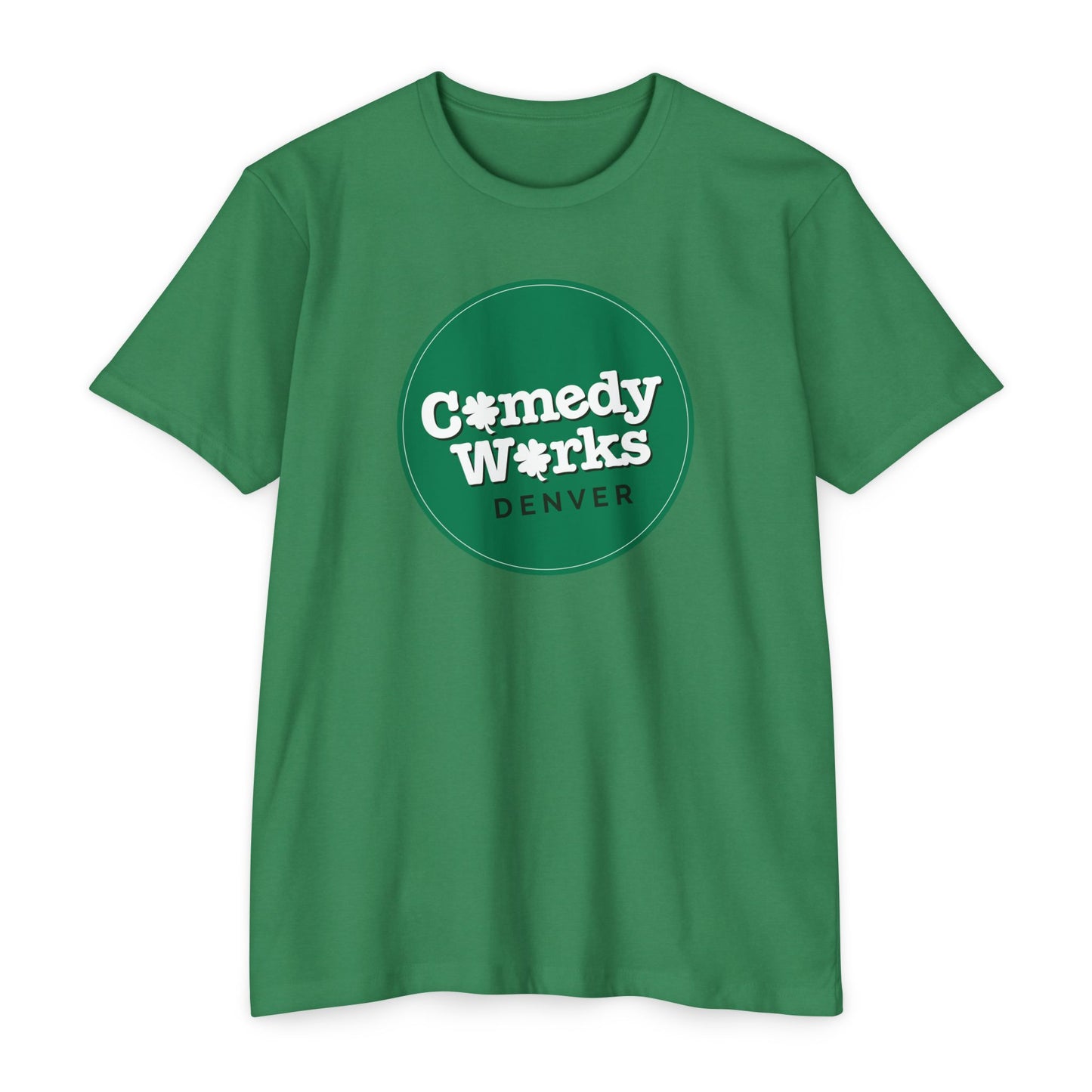 Comedy Works St. Patrick's Day Green Logo Unisex T-Shirt
