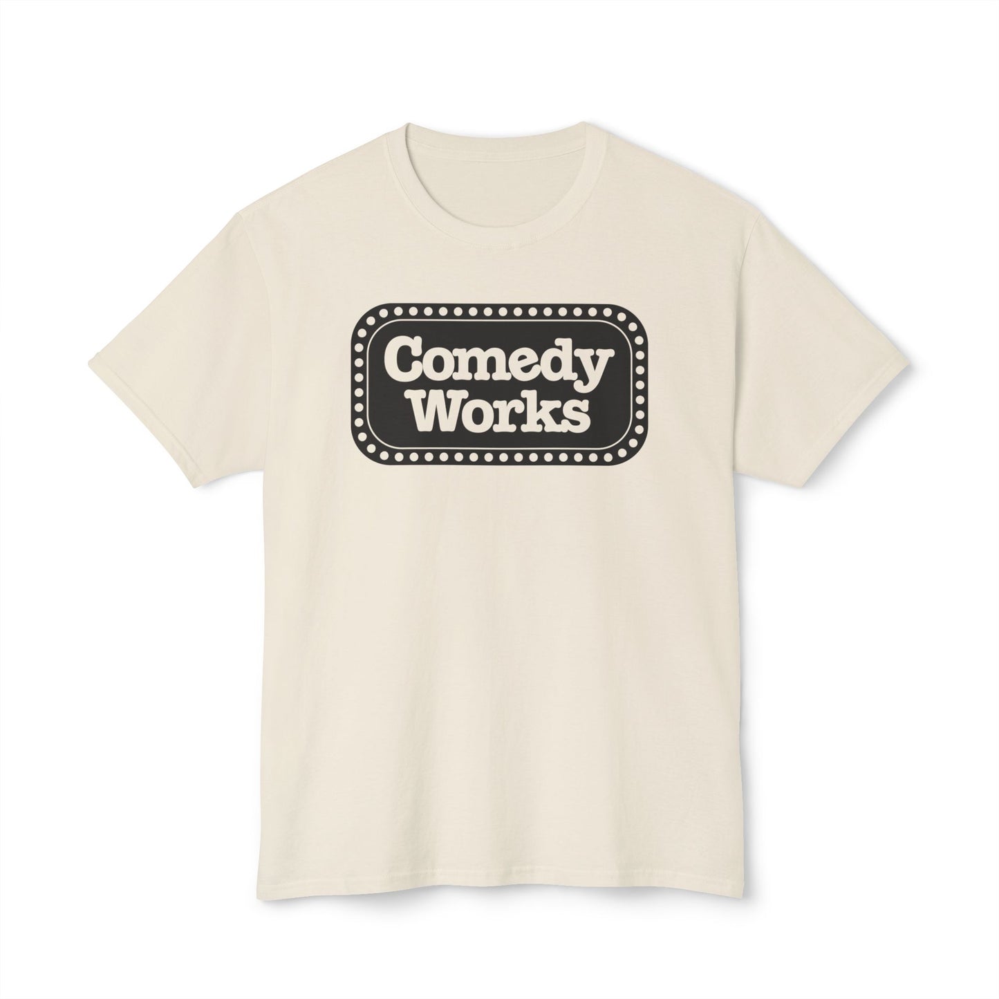 Comedy Works Black Sign Unisex T-shirt