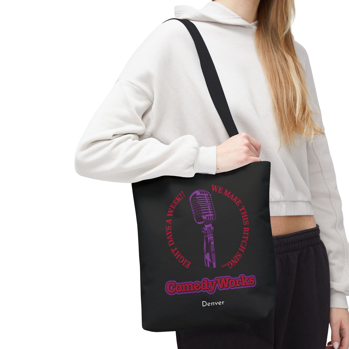 Comedy Works 8 Days a Week Tote Bag