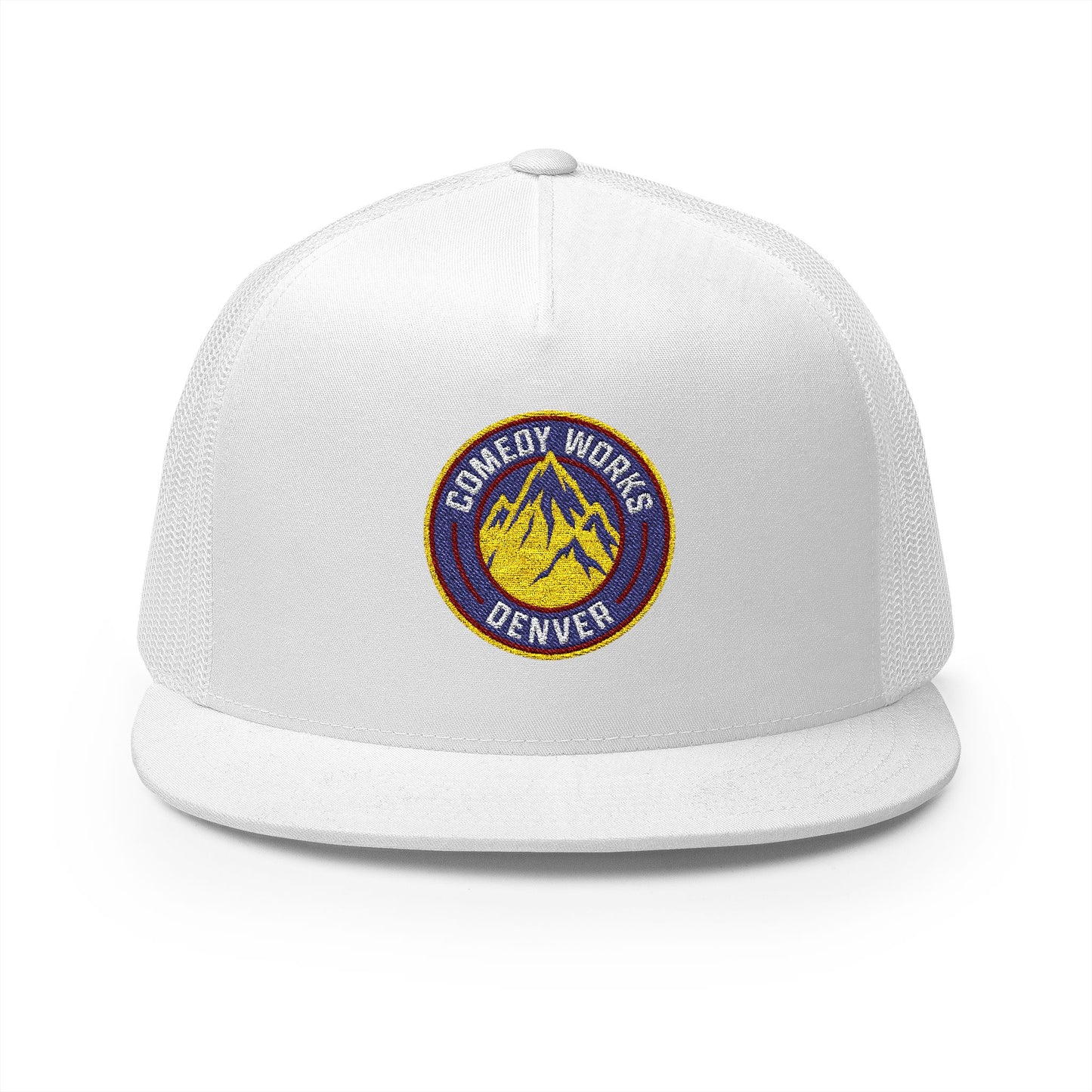 Comedy Works Basketball Embroidered Trucker Hat