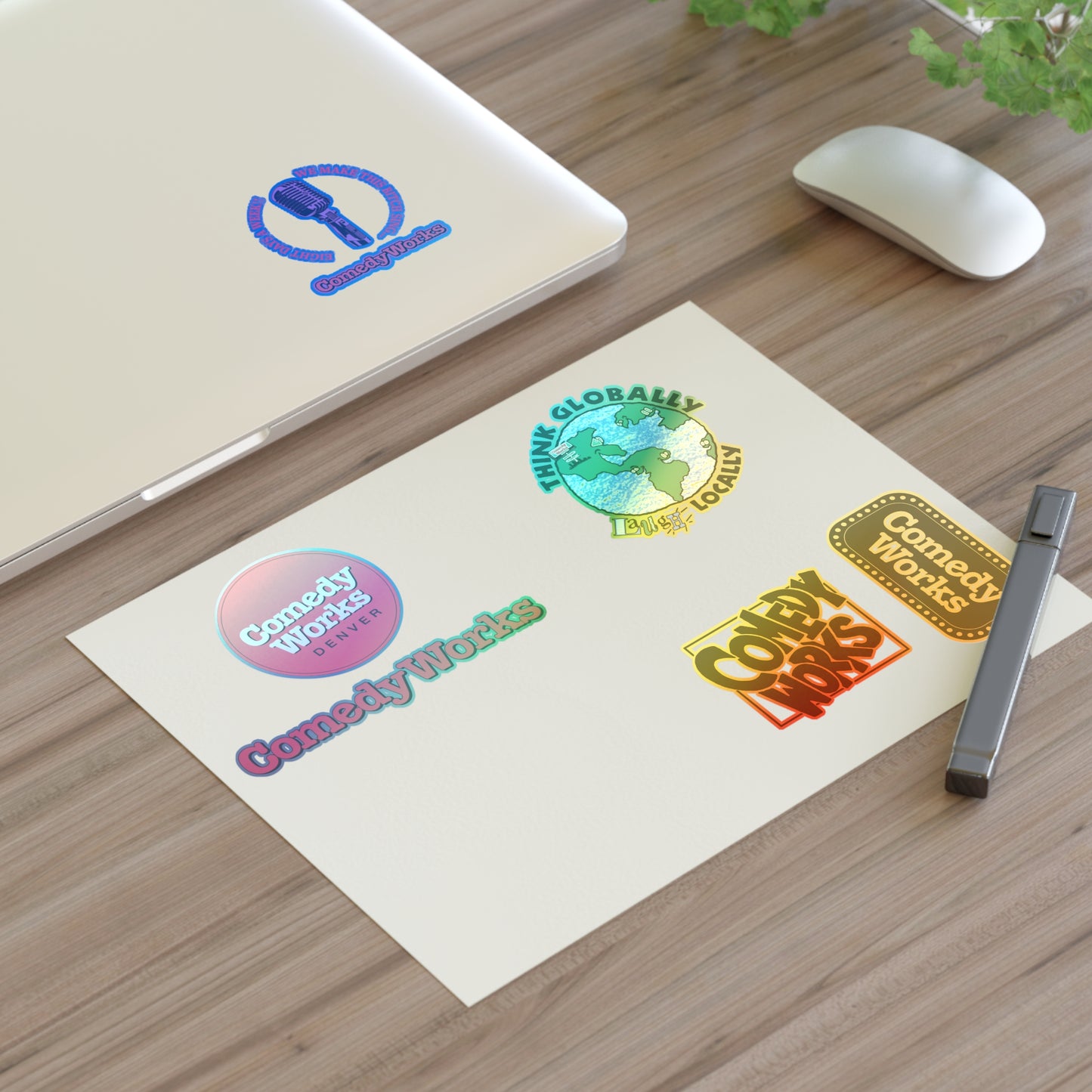 Comedy Works Sticker Sheet