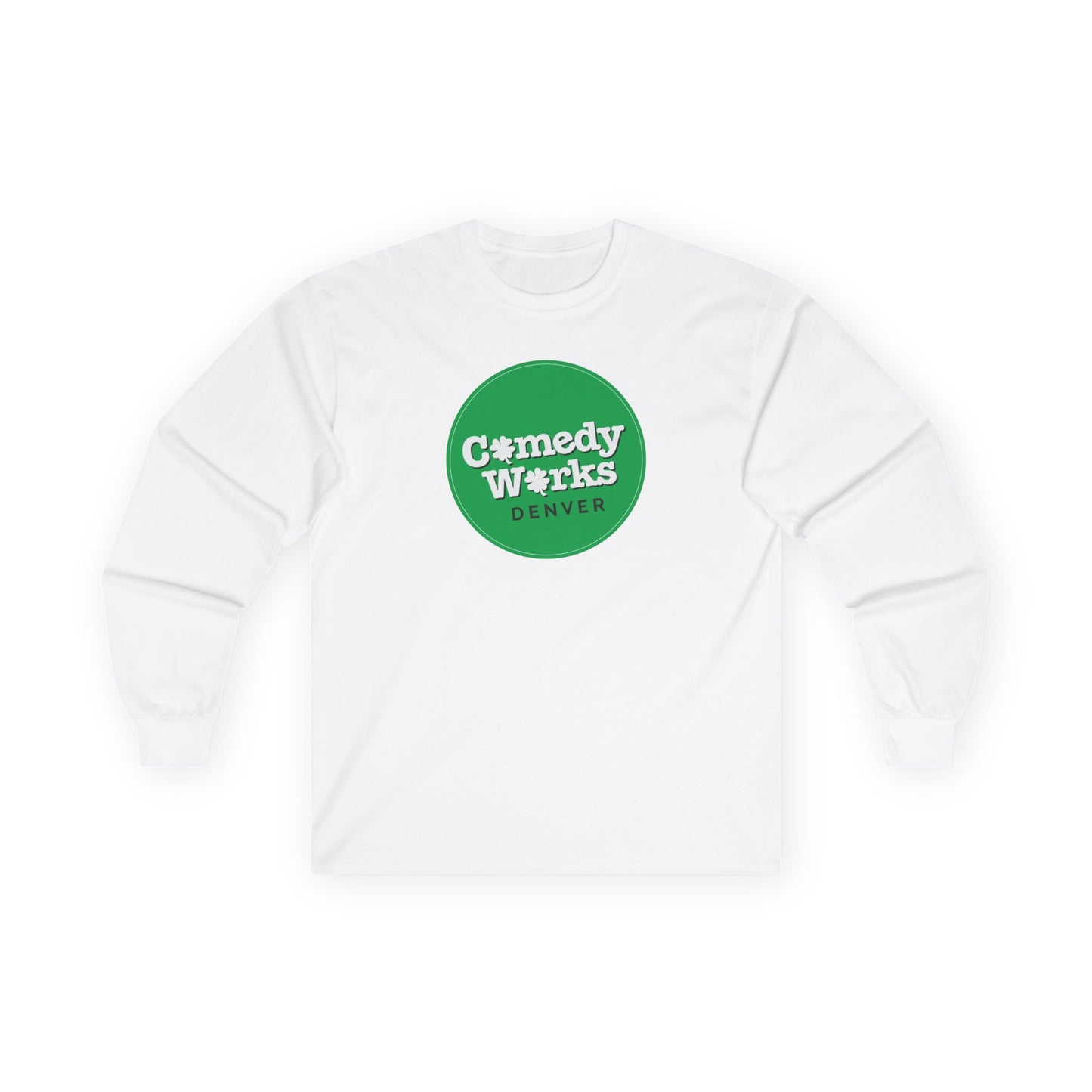 Comedy Works St. Patrick's Day Green Logo Unisex Long Sleeve