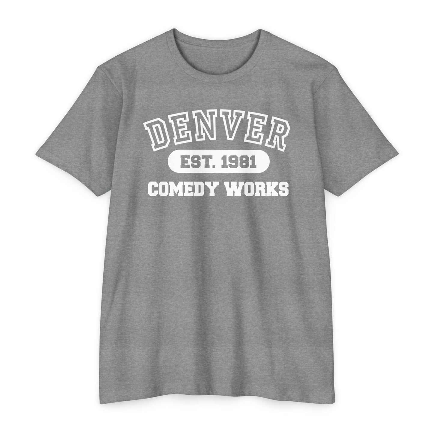 Comedy Works Denver Collegiate Unisex T-Shirt