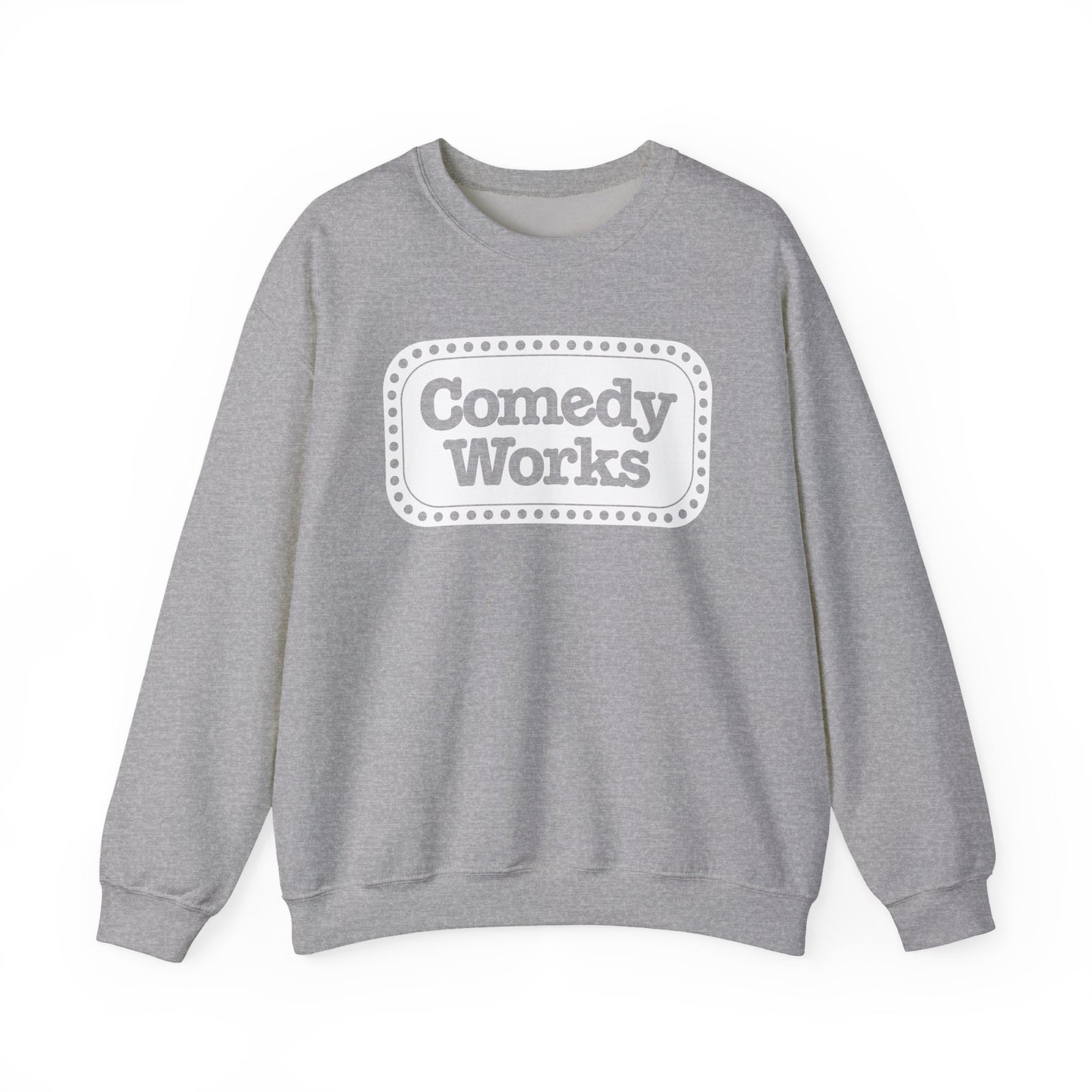 Comedy Works White Sign Unisex Sweatshirt