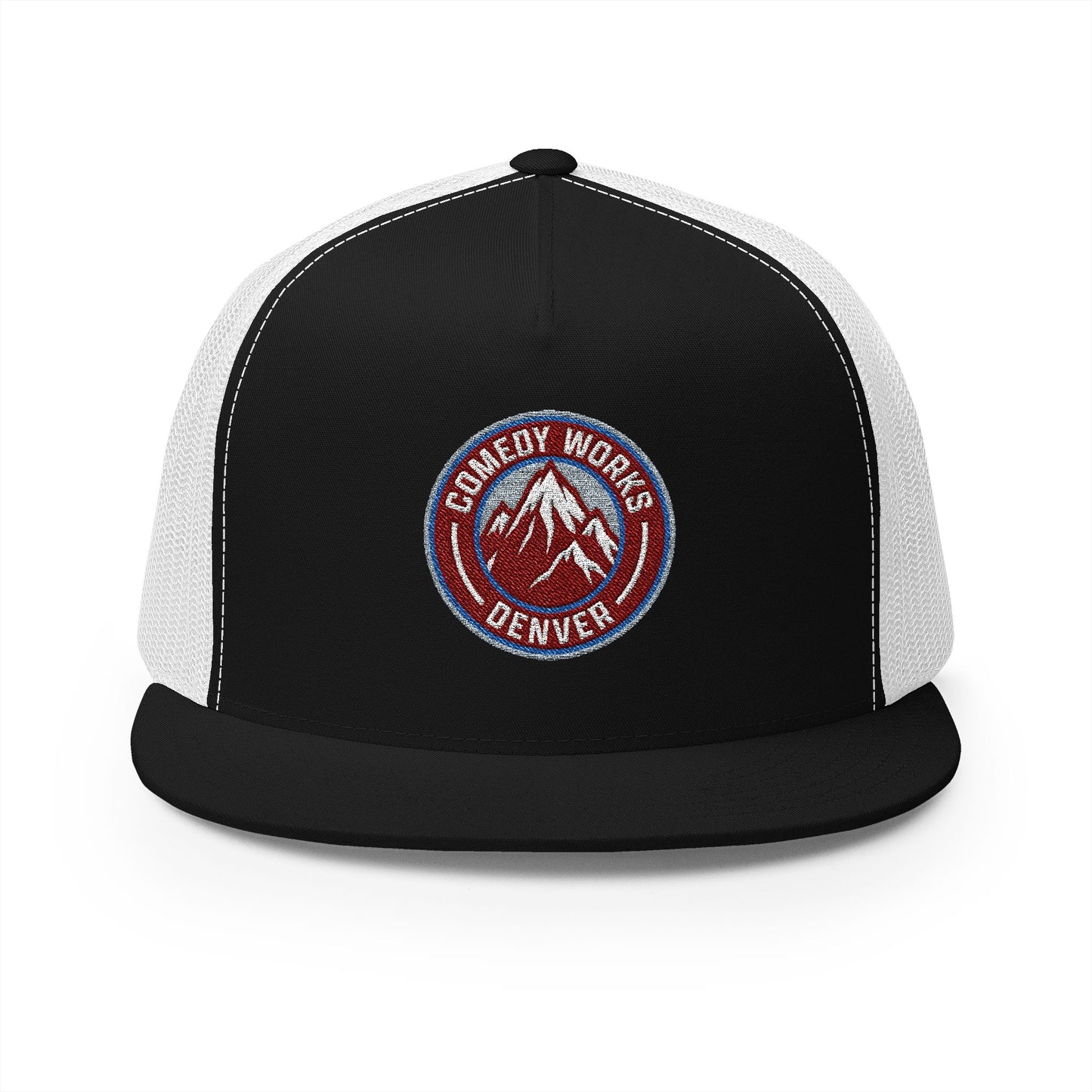 Comedy Works Hockey Embroidered Trucker Hat