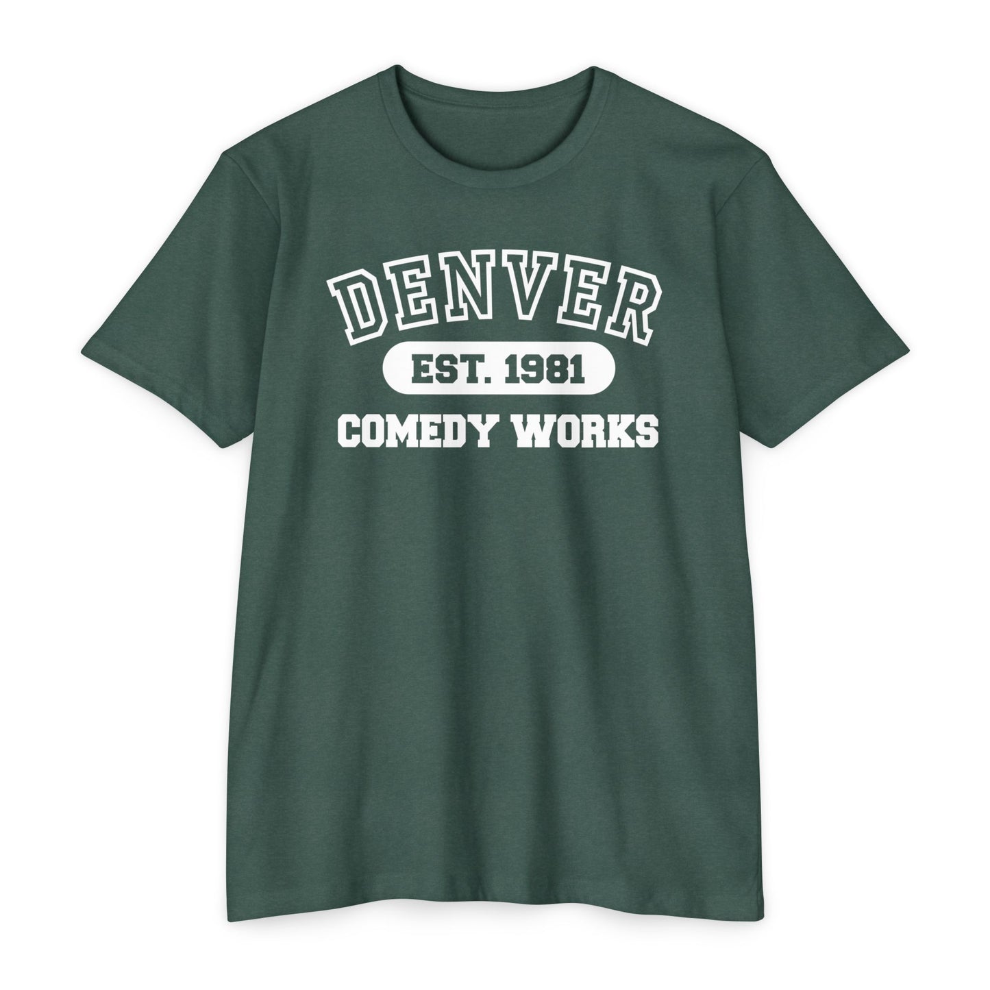 Comedy Works Denver Collegiate Unisex T-Shirt