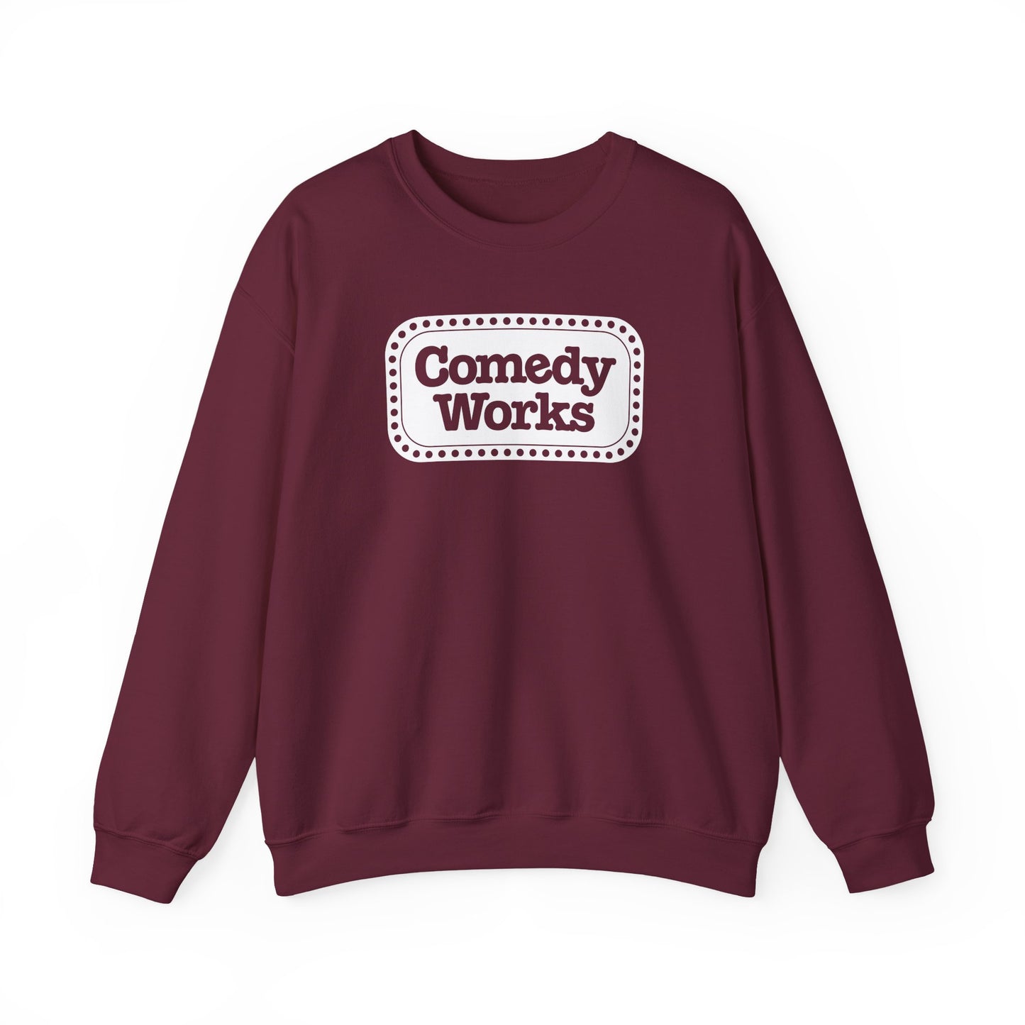 Comedy Works White Sign Unisex Sweatshirt