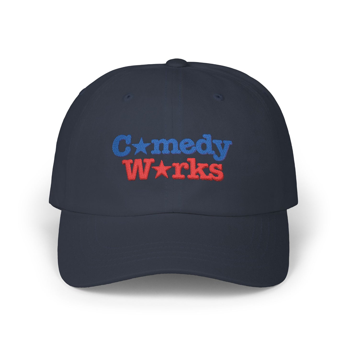 Comedy Works Embroidered USA Ball Cap