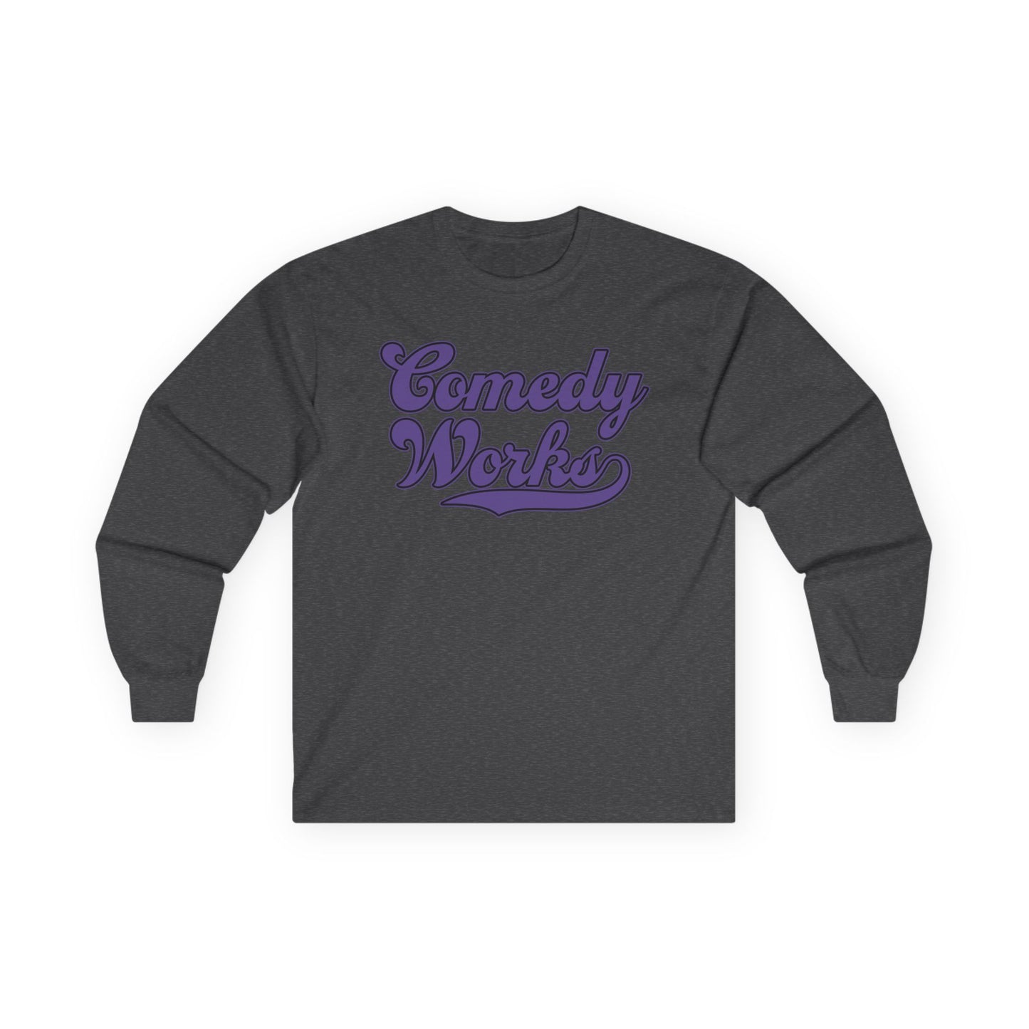 Comedy Works Black Baseball Unisex Long Sleeve