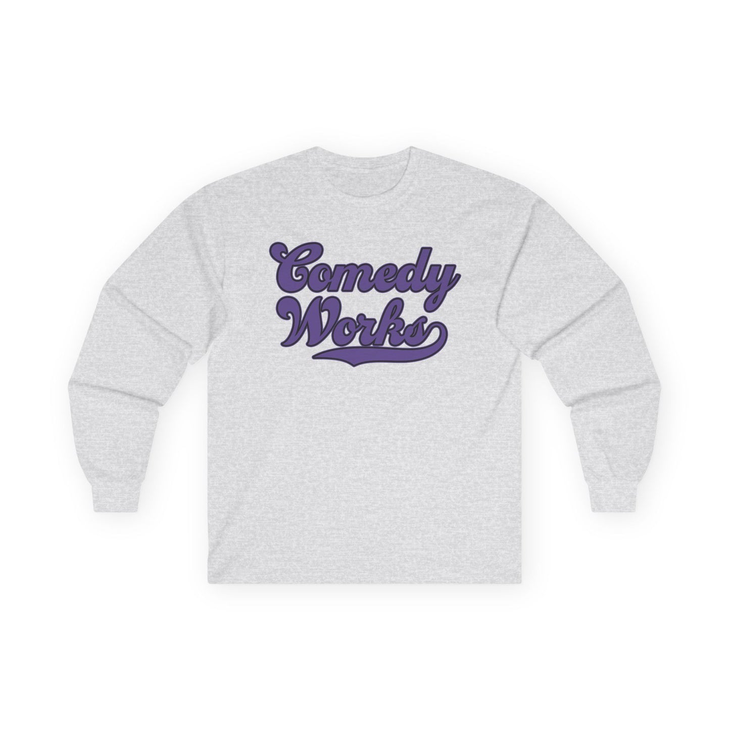 Comedy Works Black Baseball Unisex Long Sleeve