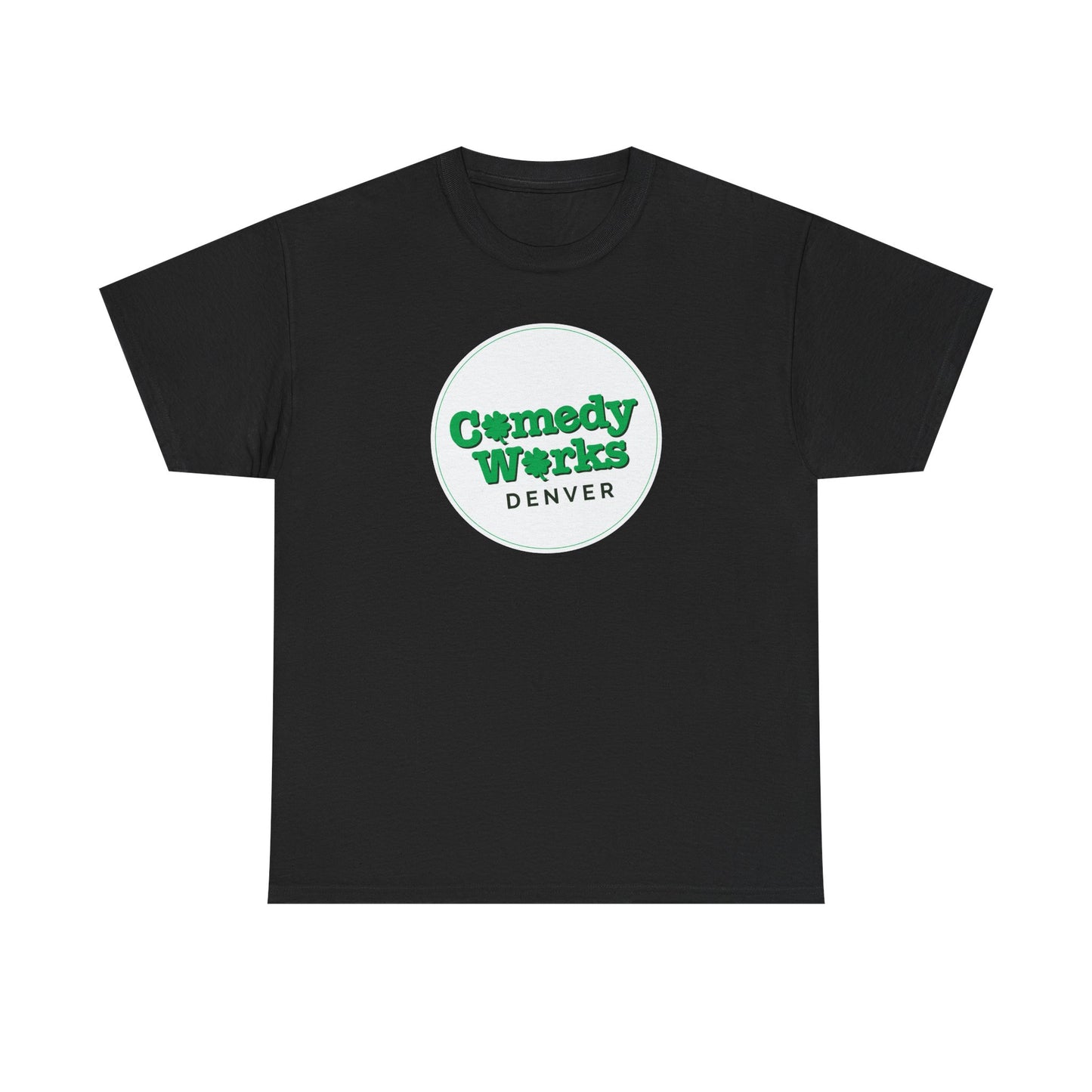 Comedy Works St. Patrick's Day White Logo Unisex T-Shirt