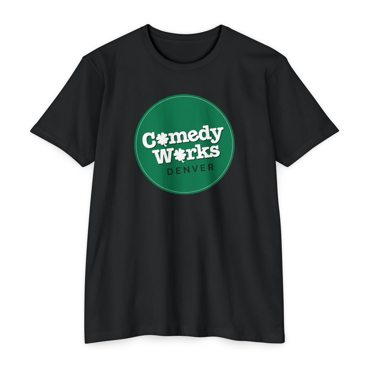 Comedy Works St. Patrick's Day Green Logo Unisex T-Shirt