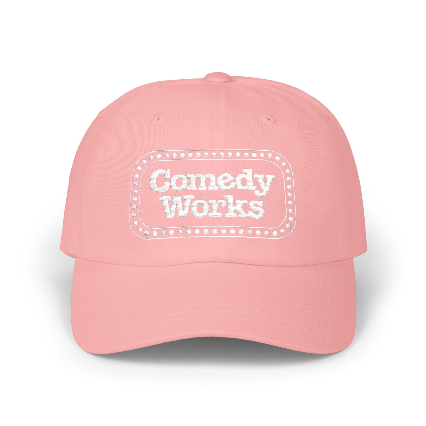 Comedy Works Sign Embroidered Ball Cap