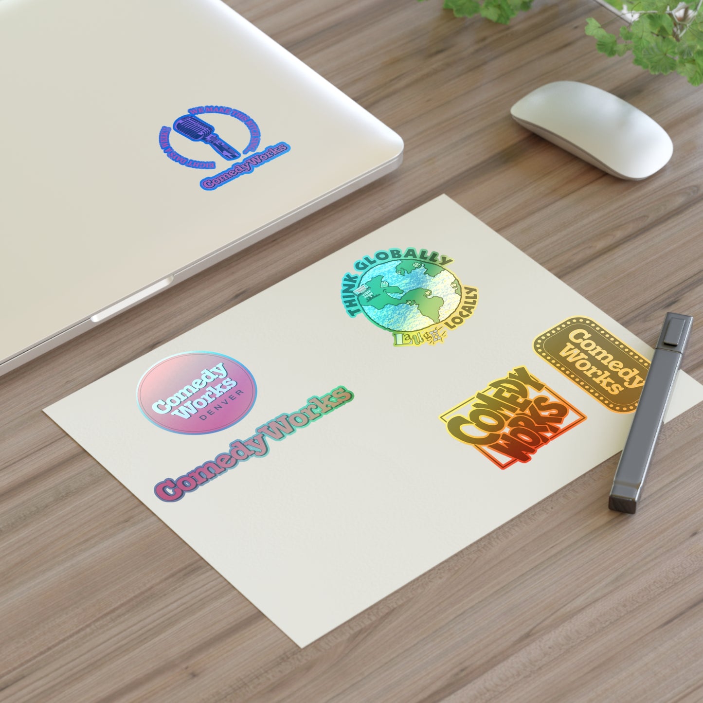 Comedy Works Sticker Sheet