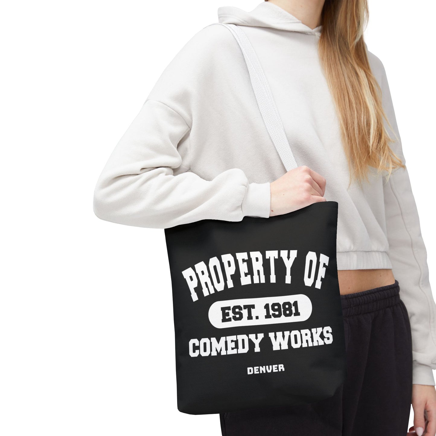 Comedy Works Collegiate Tote Bag