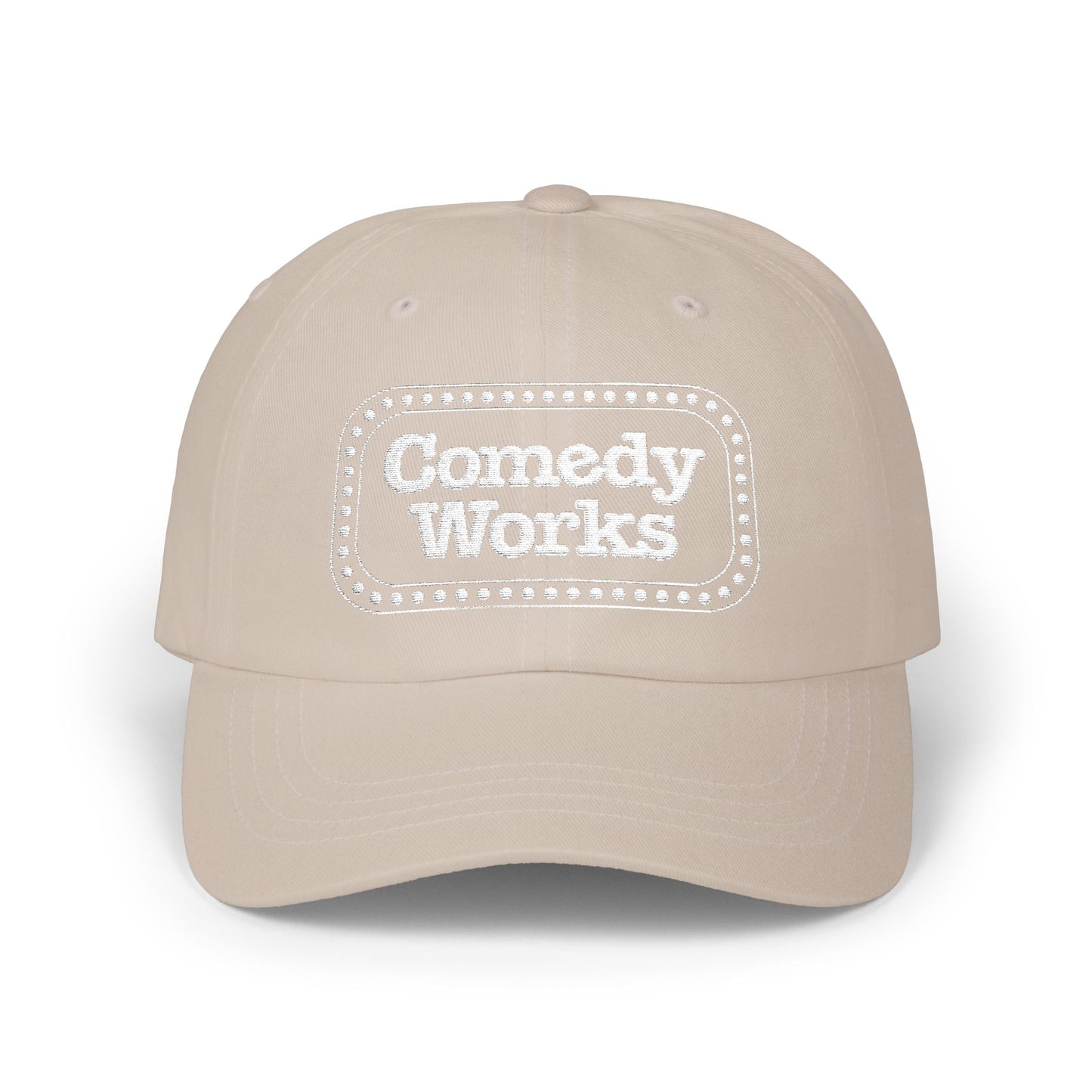 Comedy Works Sign Embroidered Ball Cap