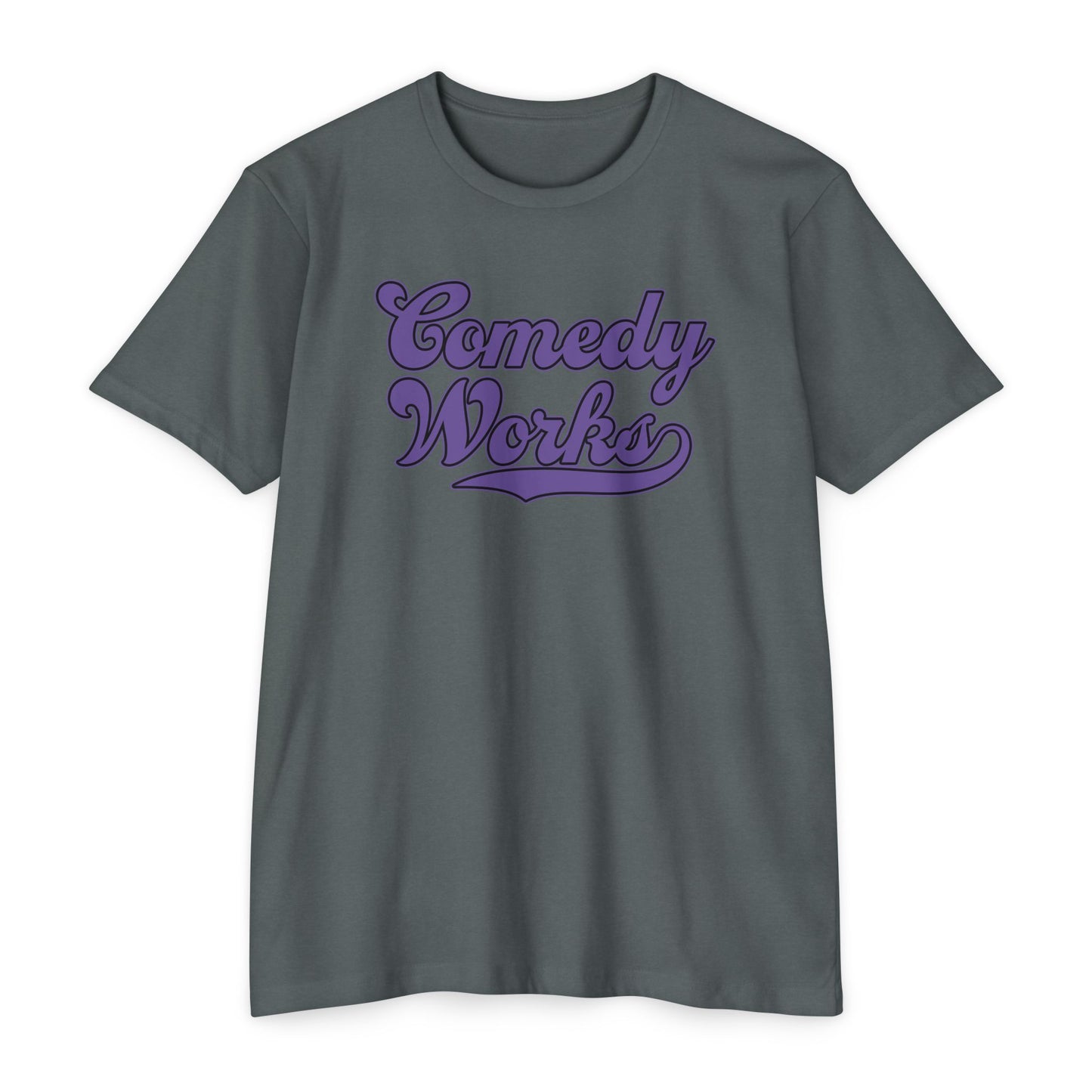 Comedy Works Black Baseball Unisex T-Shirt