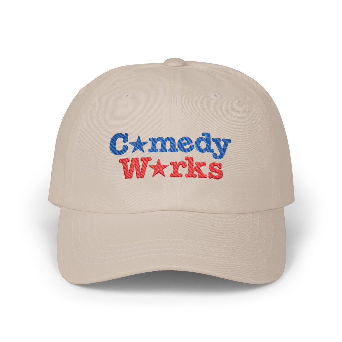 Comedy Works Embroidered USA Ball Cap