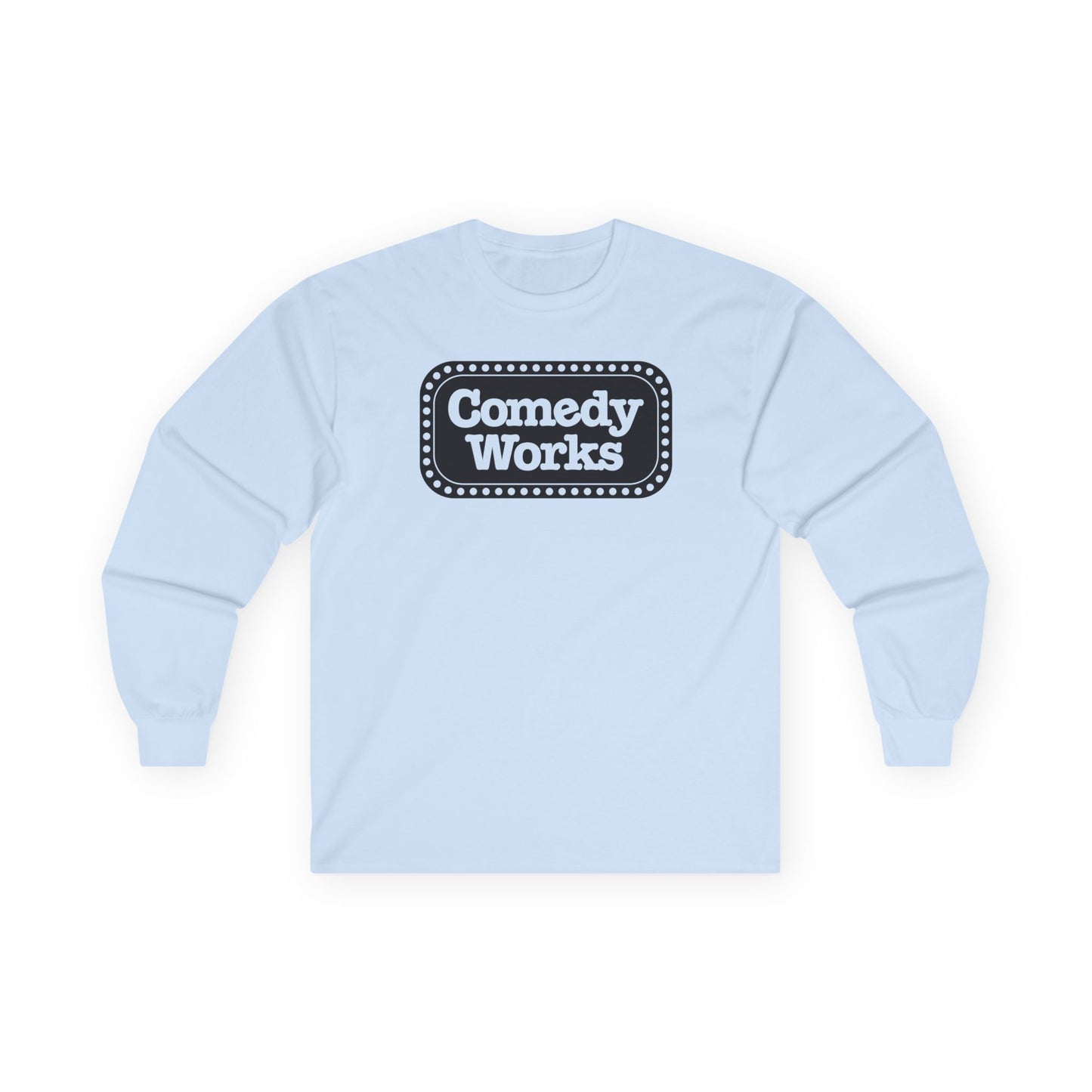 Comedy Works Black Sign Unisex Long Sleeve