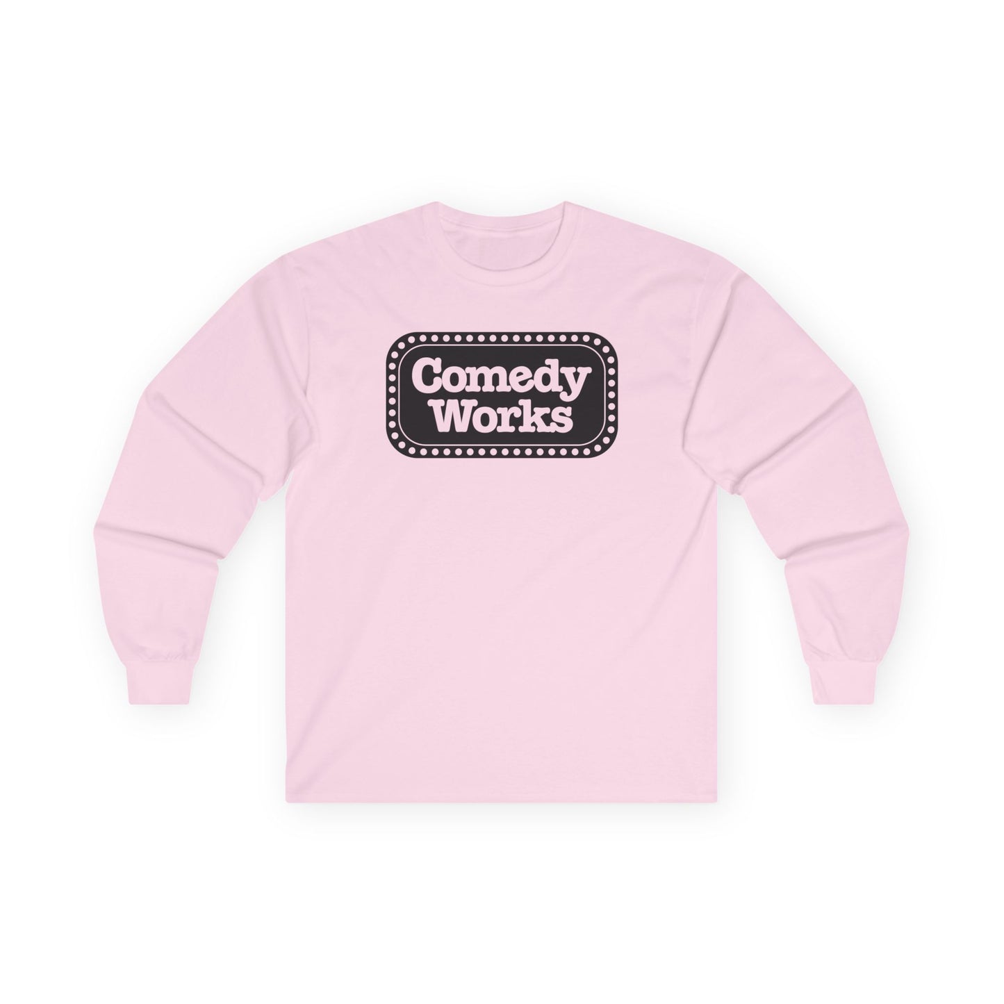 Comedy Works Black Sign Unisex Long Sleeve