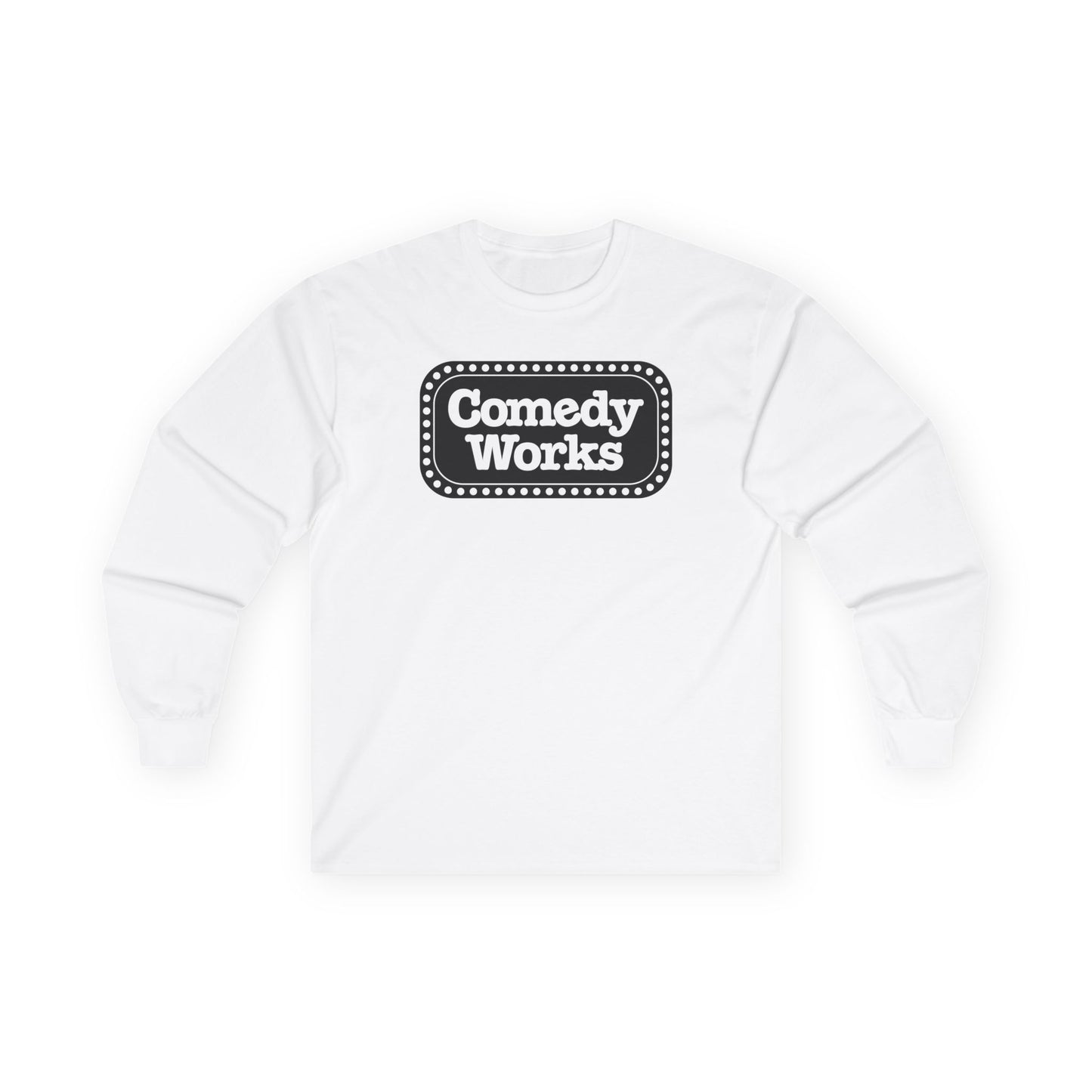 Comedy Works Black Sign Unisex Long Sleeve