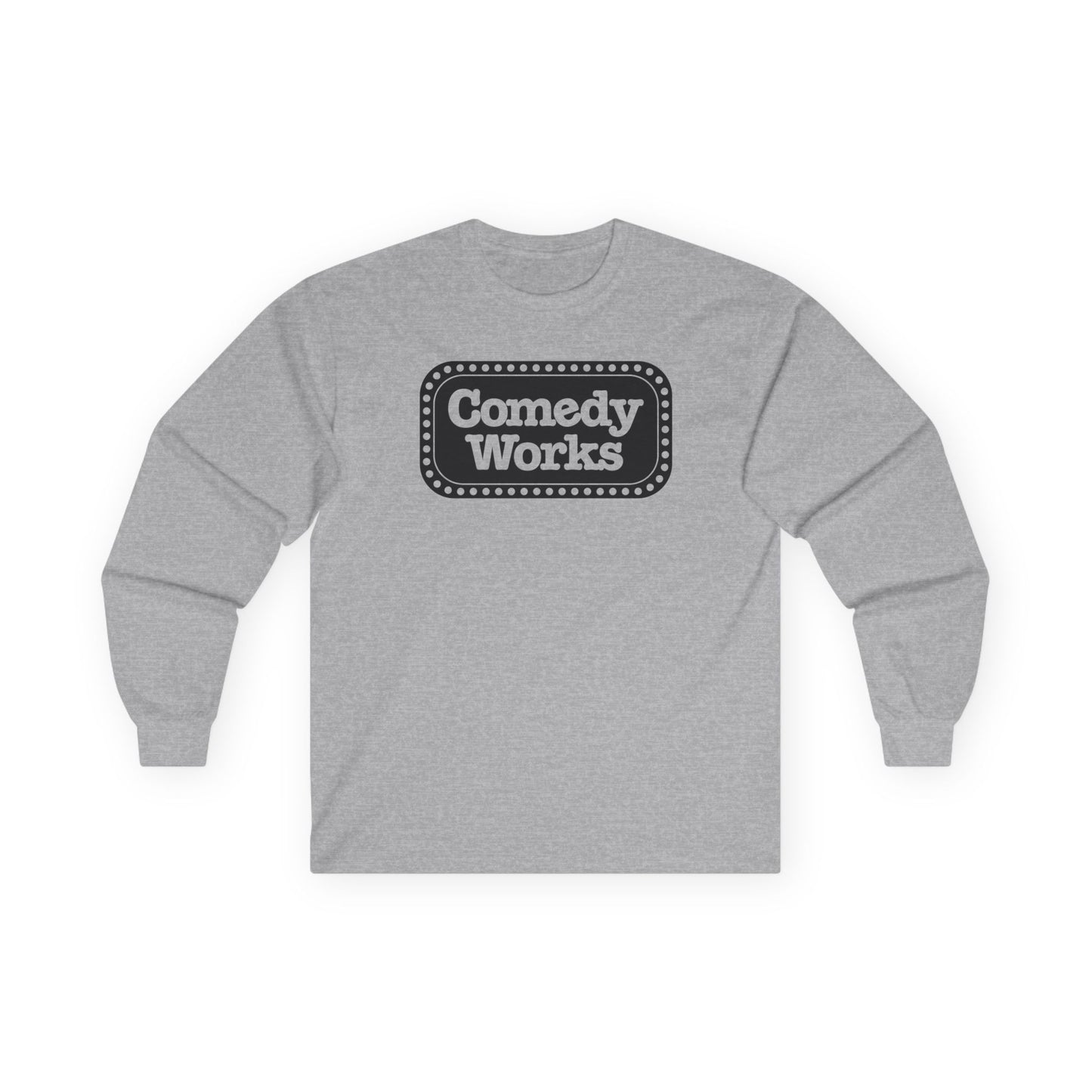 Comedy Works Black Sign Unisex Long Sleeve