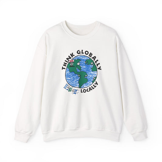 Comedy Works Think Globally Laugh Locally Unisex Sweatshirt