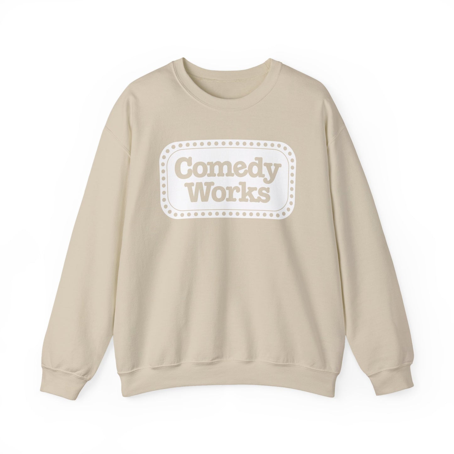 Comedy Works White Sign Unisex Sweatshirt