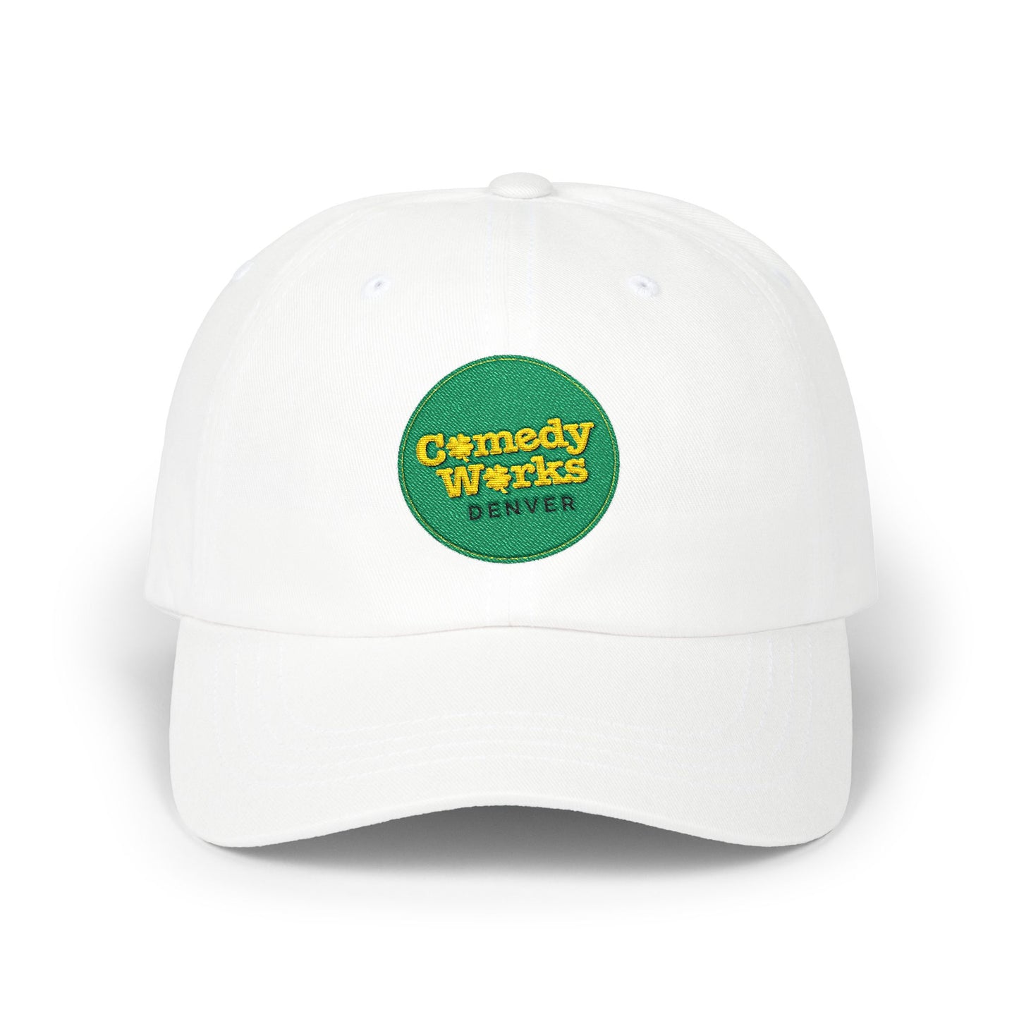 Comedy Works Embroidered St. Patrick's Day Gold & Green Ball Logo Ball Cap