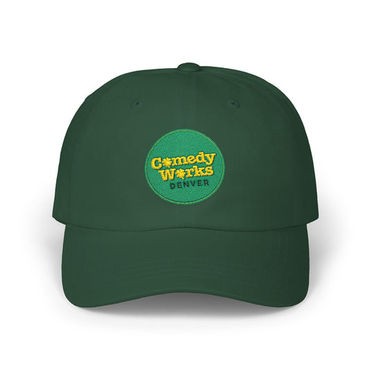 Comedy Works Embroidered St. Patrick's Day Gold & Green Ball Logo Ball Cap
