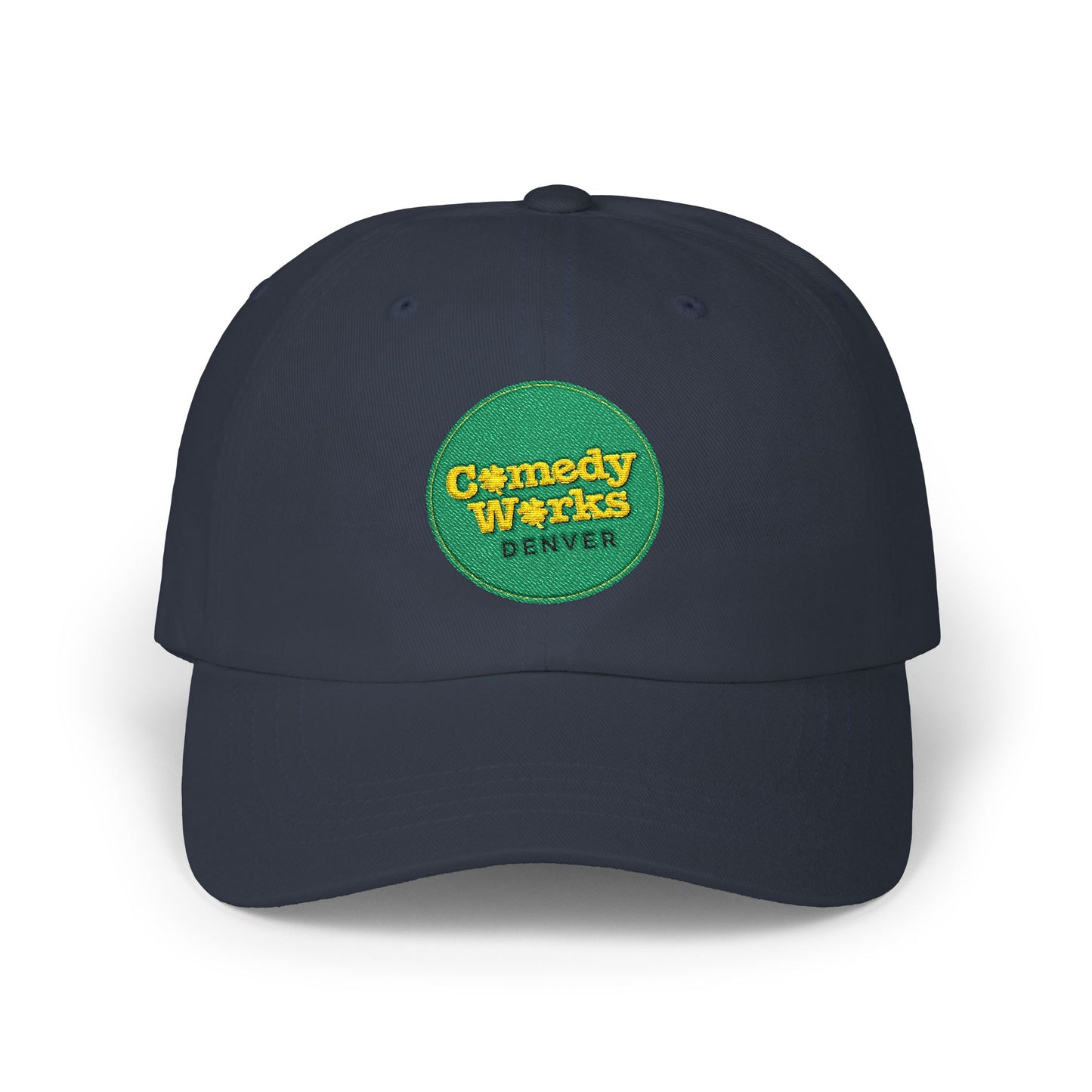 Comedy Works Embroidered St. Patrick's Day Gold & Green Ball Logo Ball Cap