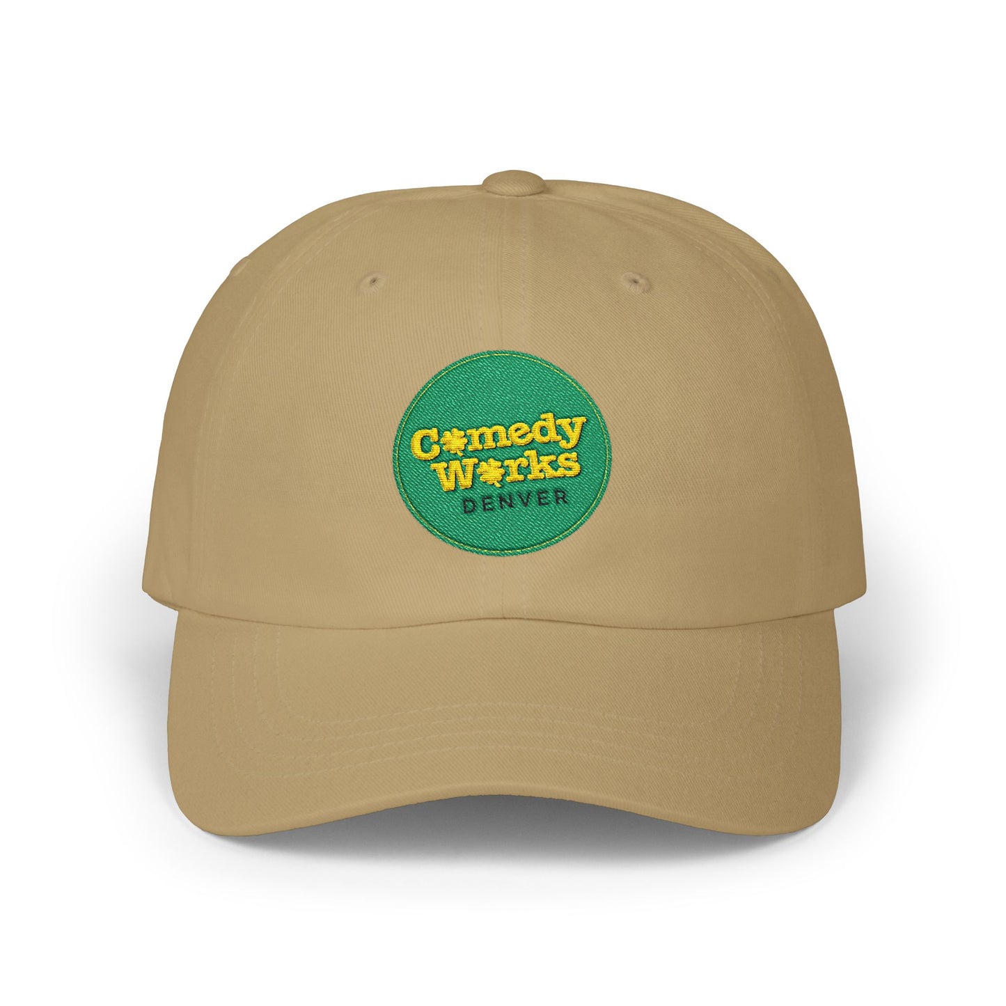 Comedy Works Embroidered St. Patrick's Day Gold & Green Ball Logo Ball Cap