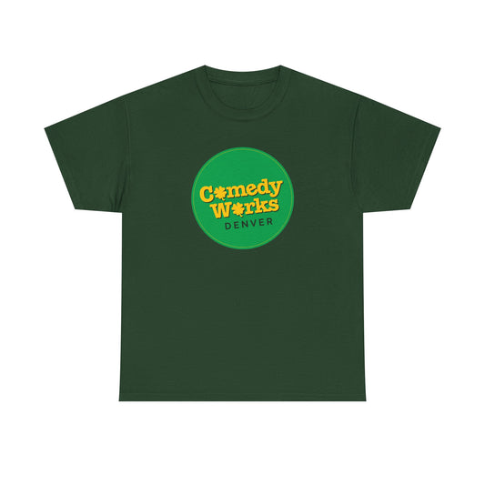 Comedy Works St. Patrick's Day Gold & Green Logo Unisex T-Shirt