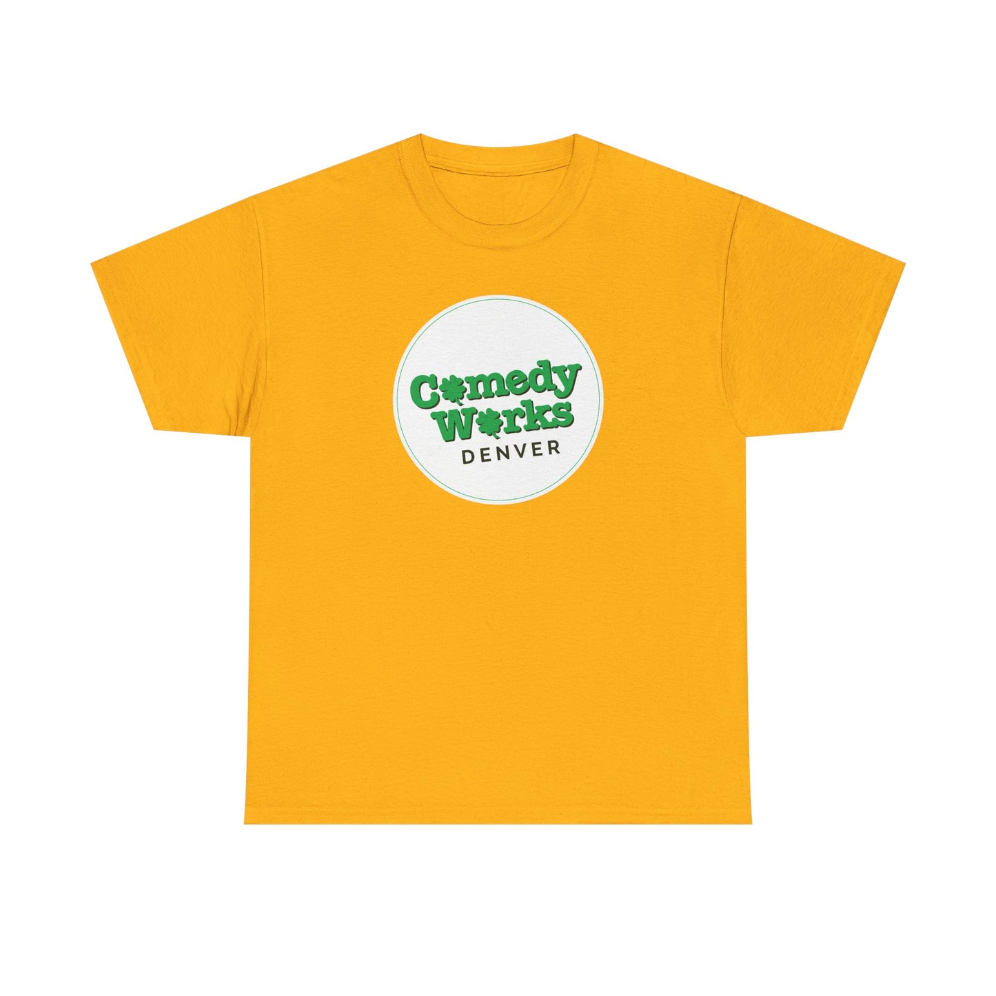 Comedy Works St. Patrick's Day White Logo Unisex T-Shirt