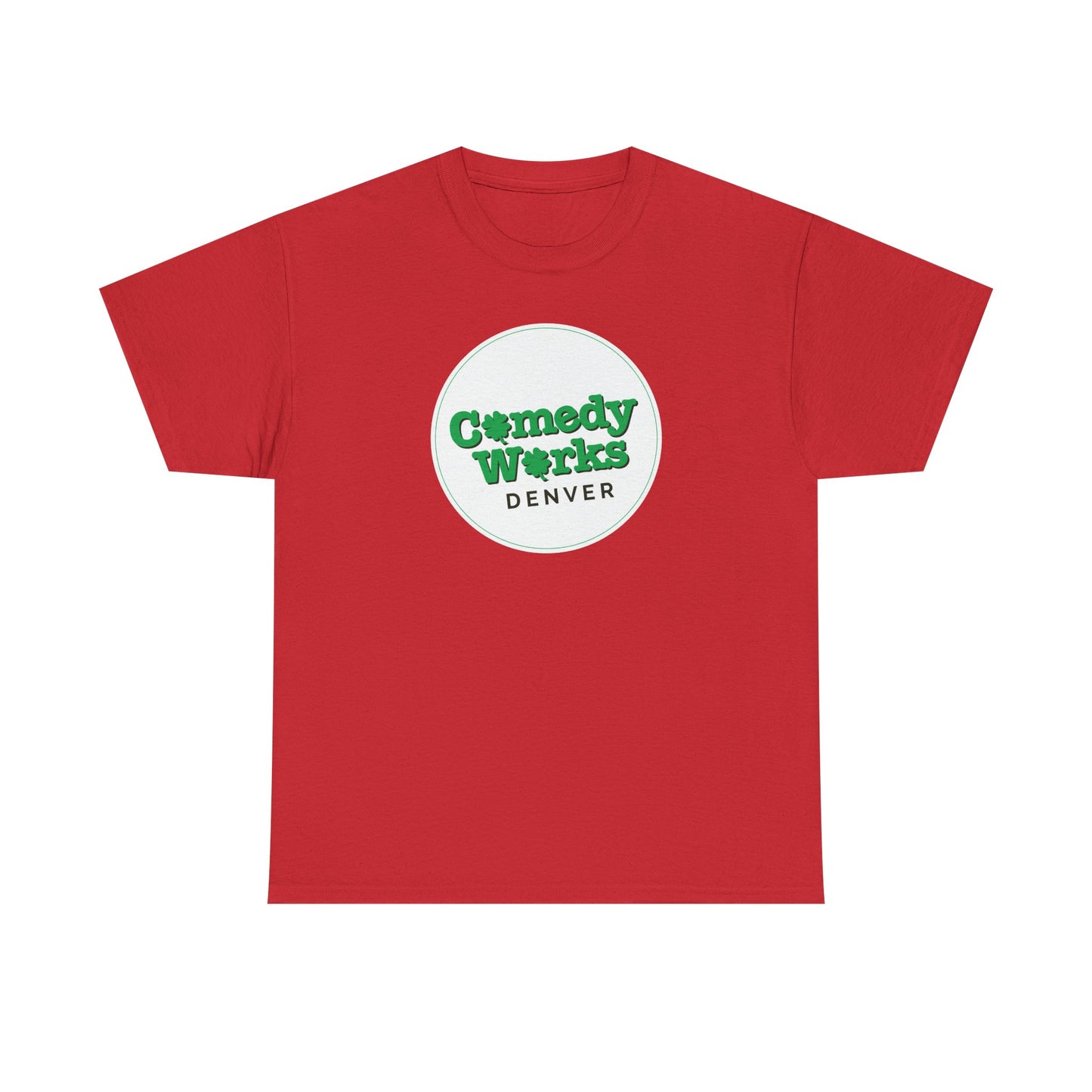 Comedy Works St. Patrick's Day White Logo Unisex T-Shirt