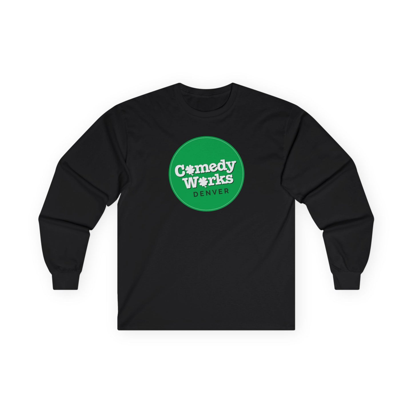 Comedy Works St. Patrick's Day Green Logo Unisex Long Sleeve