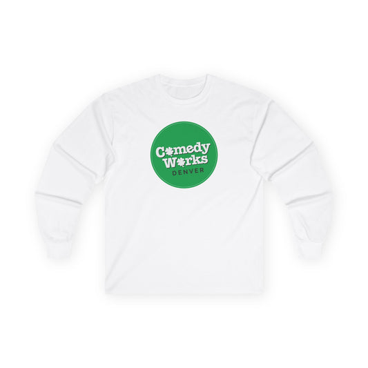 Comedy Works St. Patrick's Day Green Logo Unisex Long Sleeve