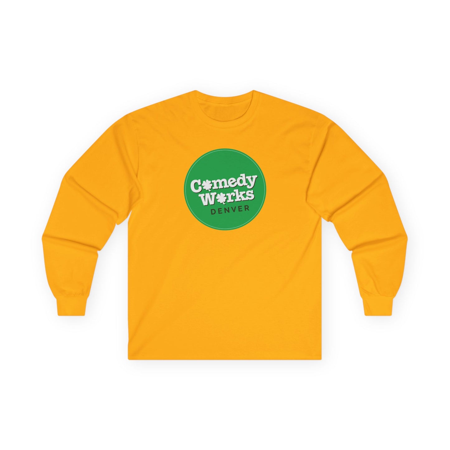 Comedy Works St. Patrick's Day Green Logo Unisex Long Sleeve