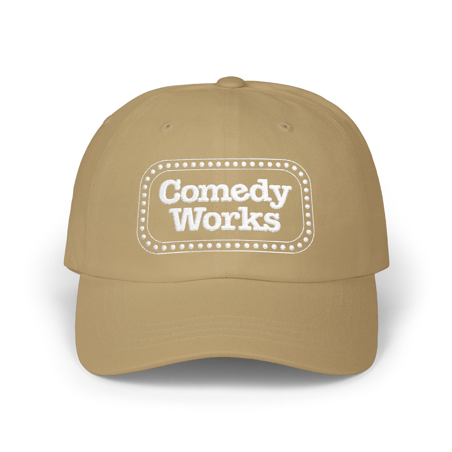 Comedy Works Sign Embroidered Ball Cap