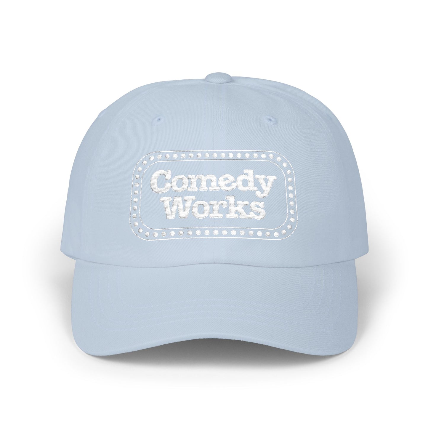 Comedy Works Sign Embroidered Ball Cap