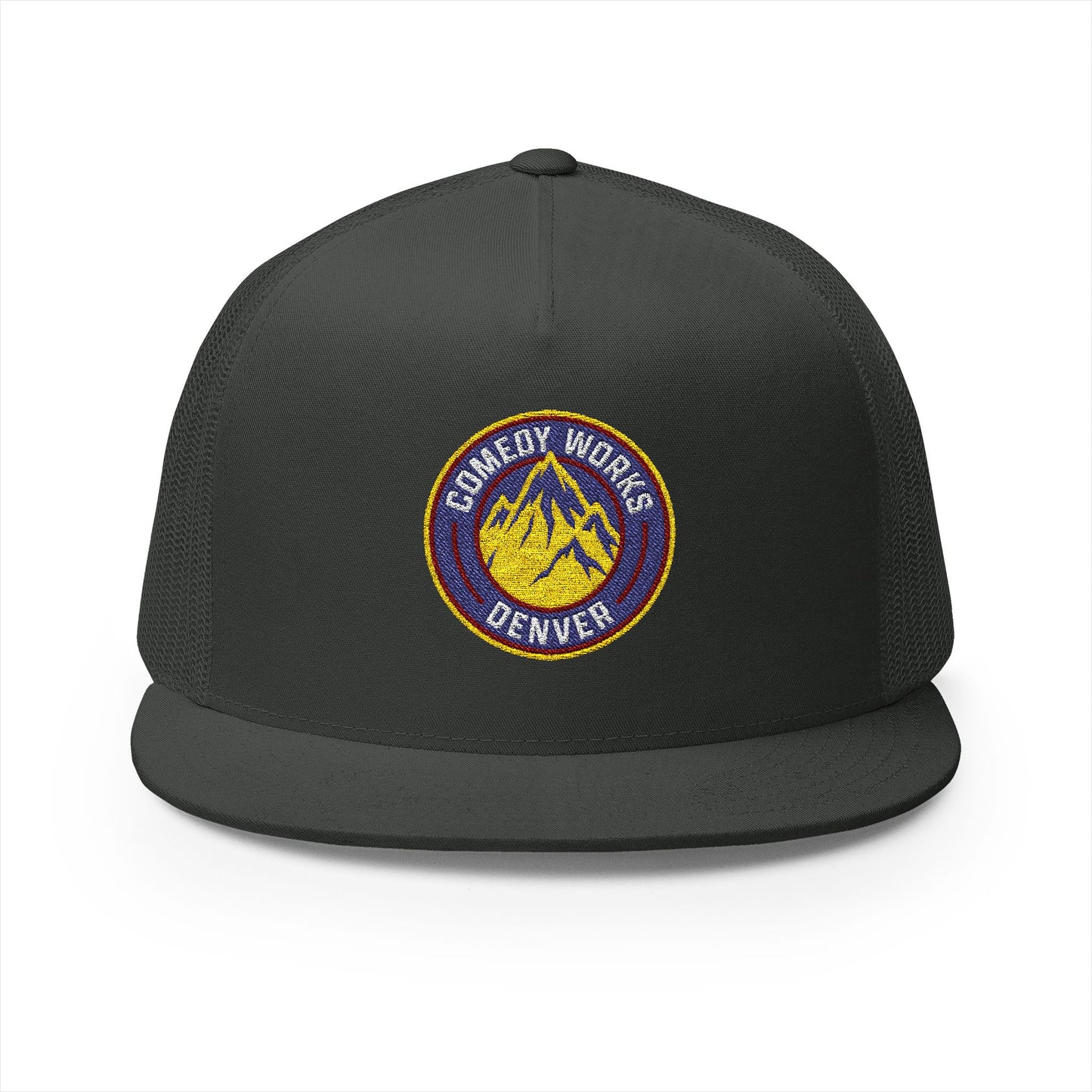 Comedy Works Basketball Embroidered Trucker Hat