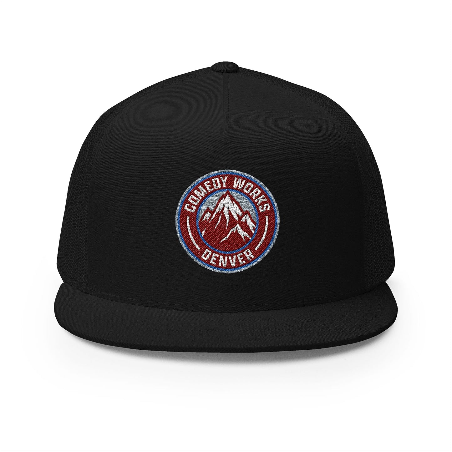 Comedy Works Hockey Embroidered Trucker Hat