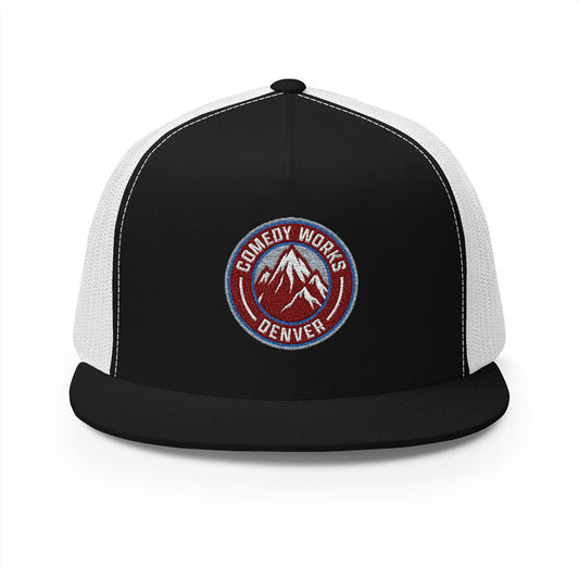 Comedy Works Hockey Embroidered Trucker Hat