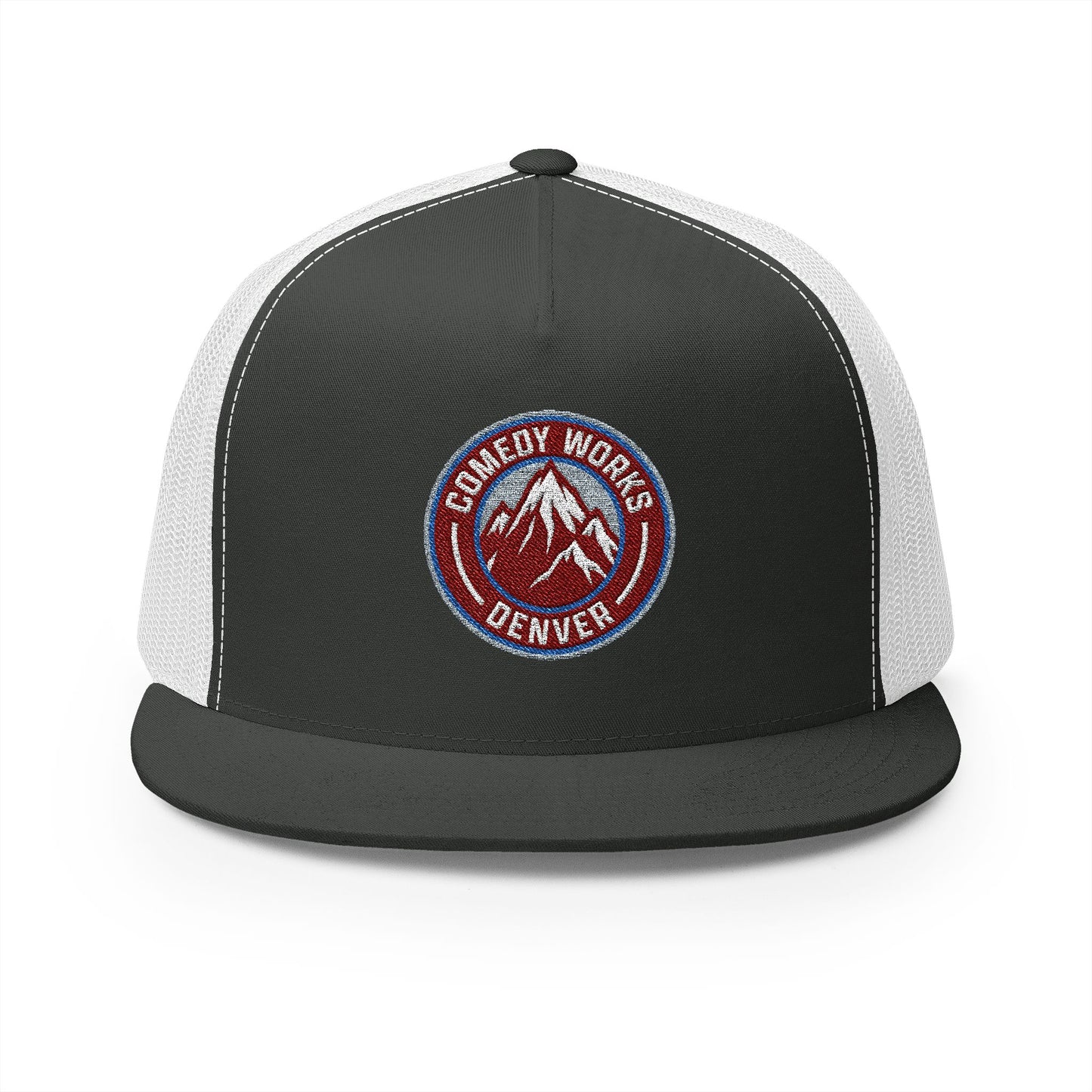 Comedy Works Hockey Embroidered Trucker Hat