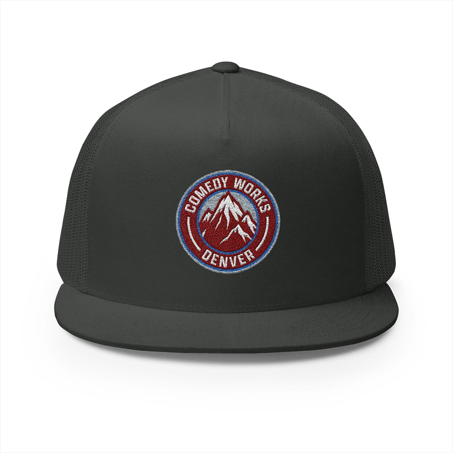 Comedy Works Hockey Embroidered Trucker Hat