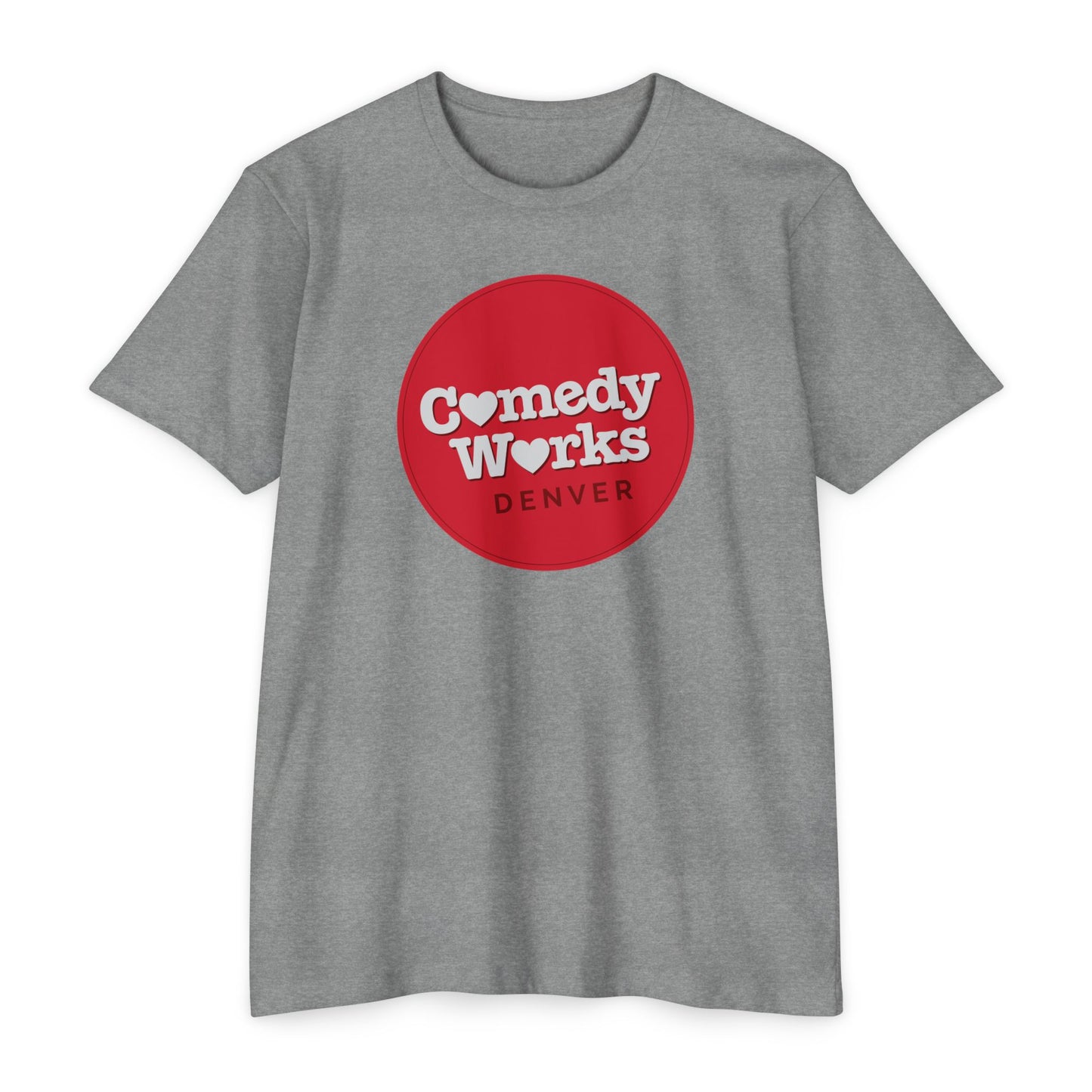 Comedy Works Valentine’s Red Ball Logo Unisex T-Shirt