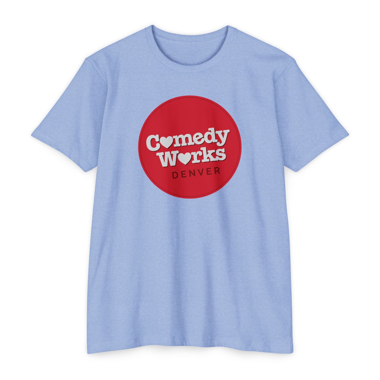 Comedy Works Valentine’s Red Ball Logo Unisex T-Shirt