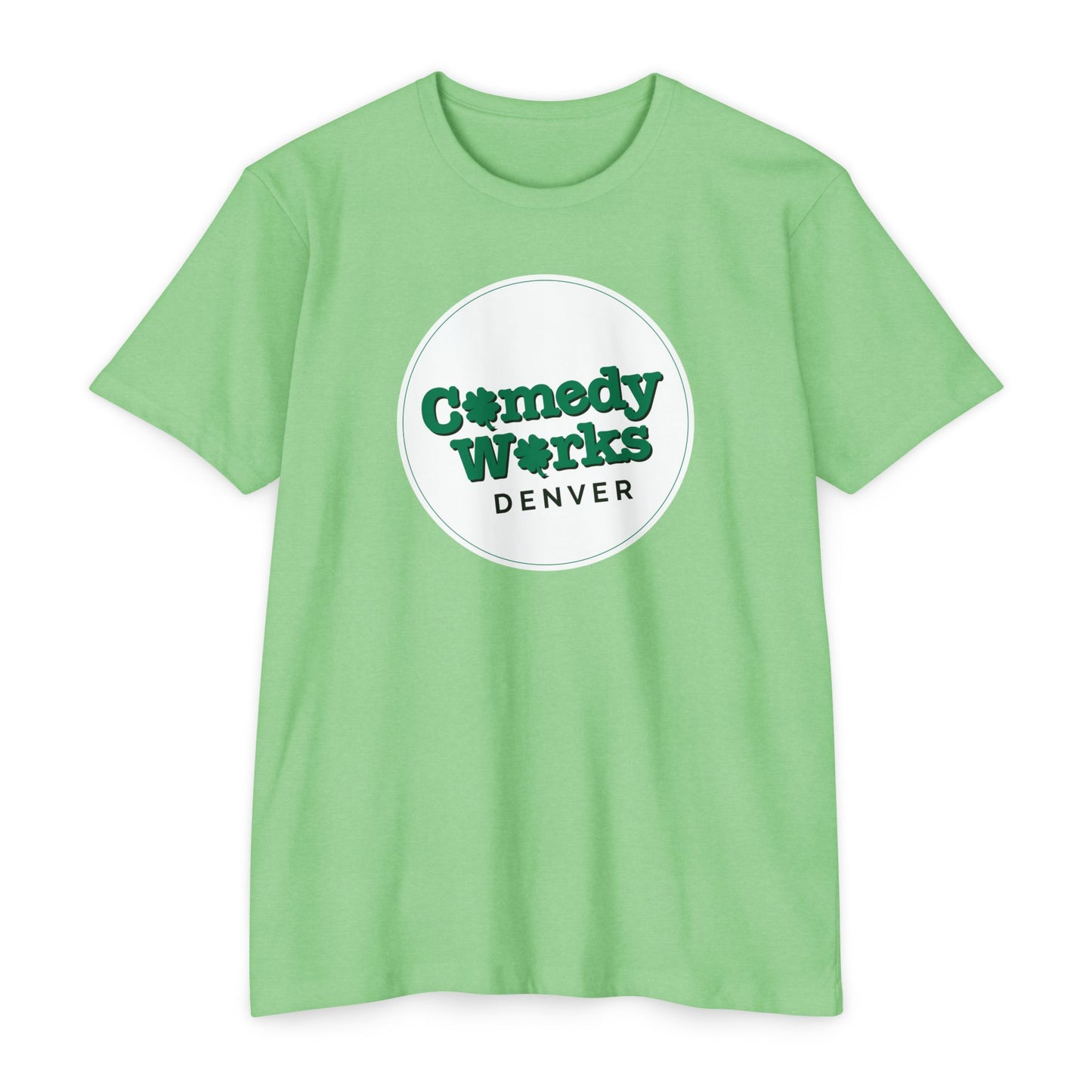 Comedy Works St. Patrick's Day White Logo Unisex T-Shirt